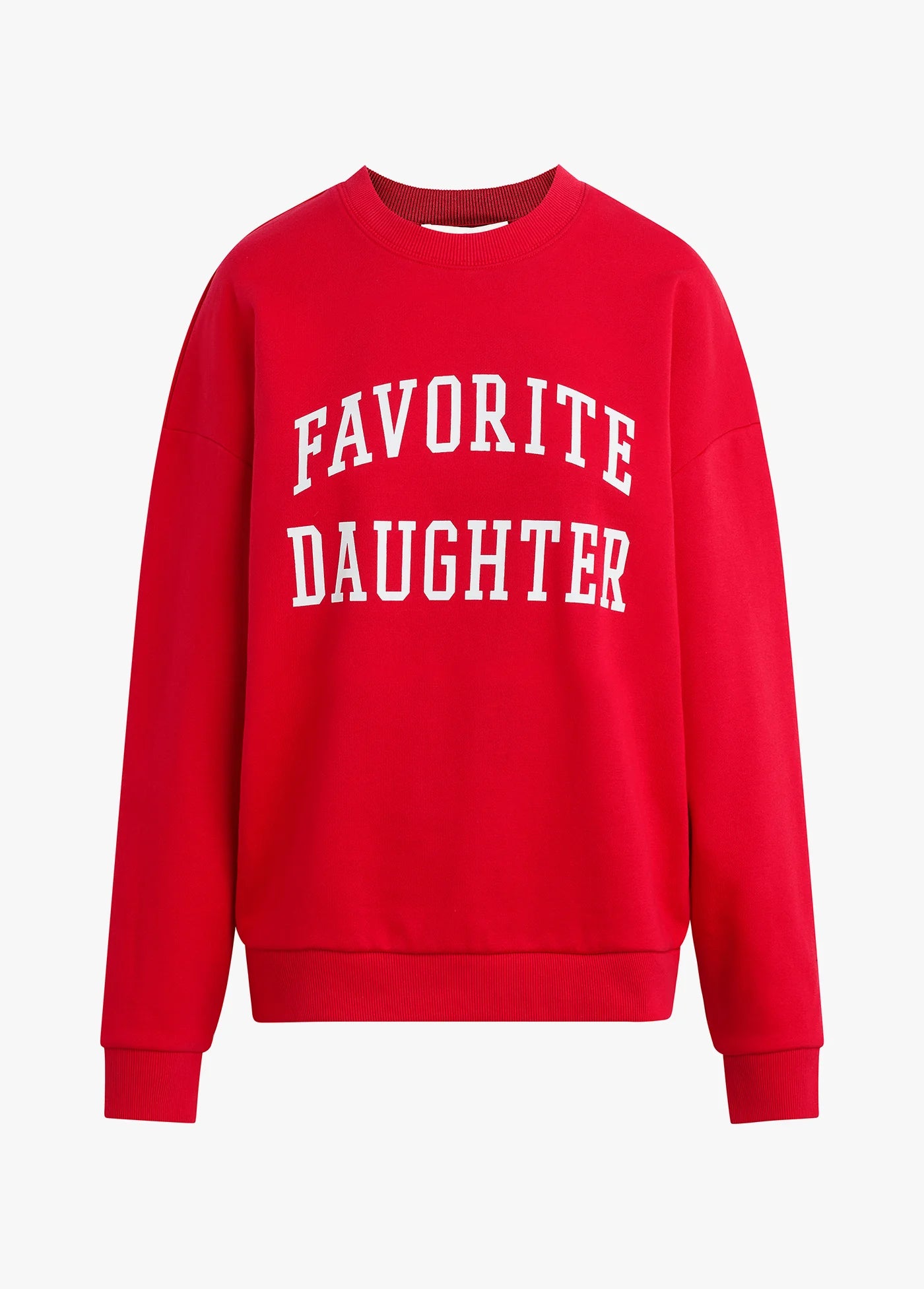 Collegiate Sweatshirt in Haute Rouge