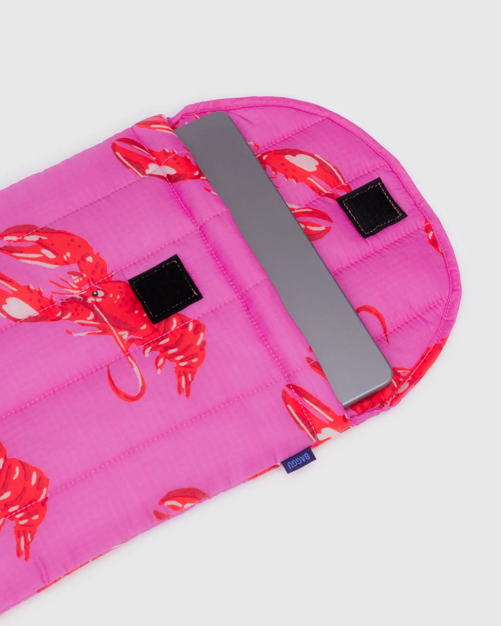 Puffy Laptop Sleeve | Pink Lobster