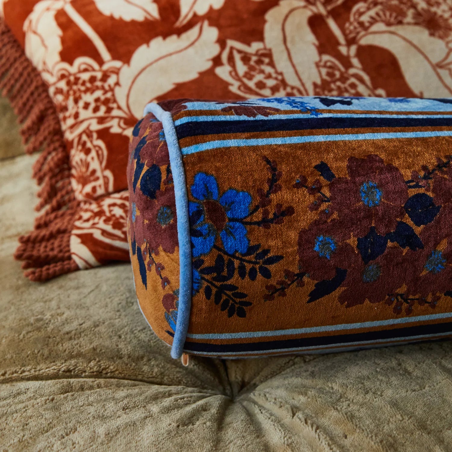 Devi Velvet Bolster