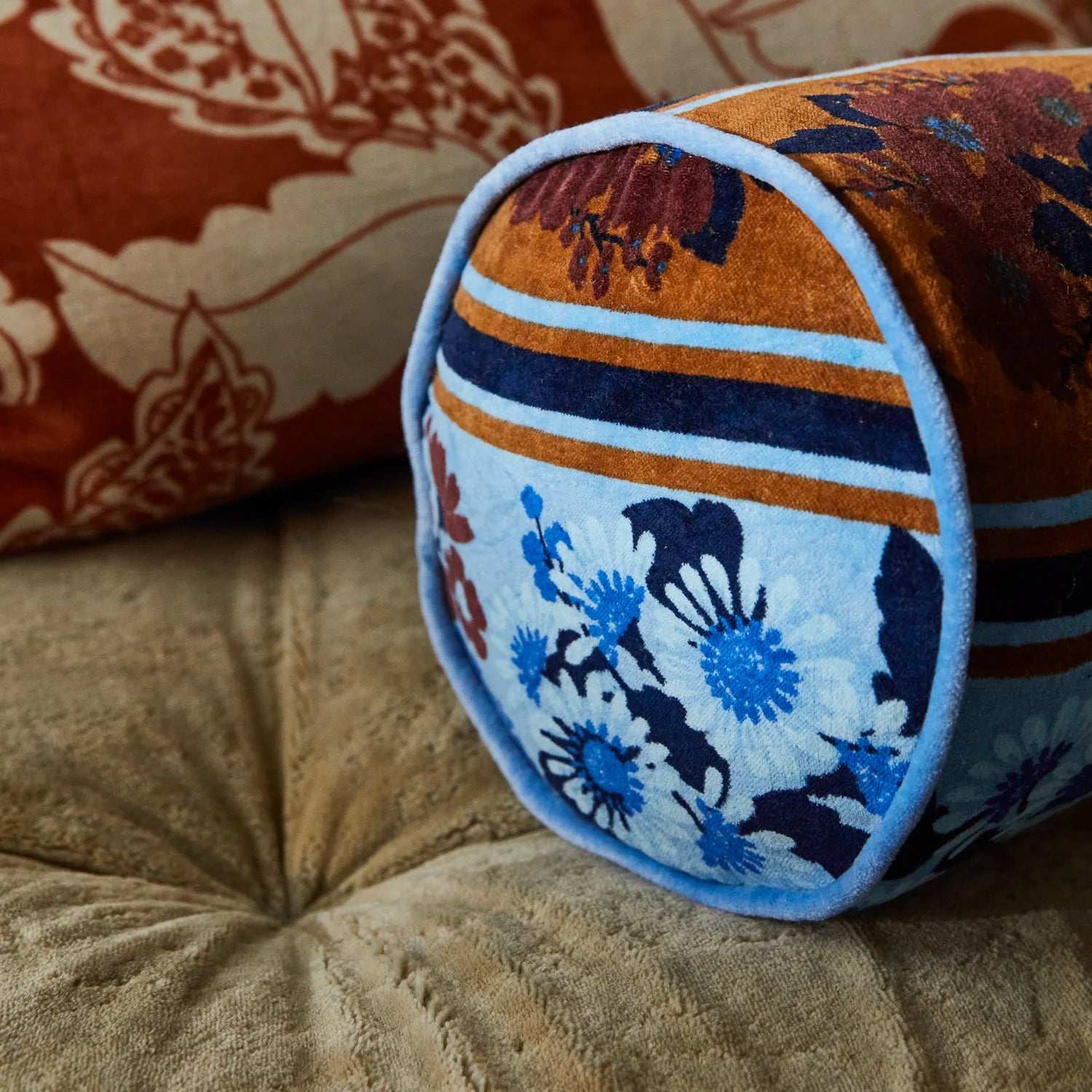 Devi Velvet Bolster