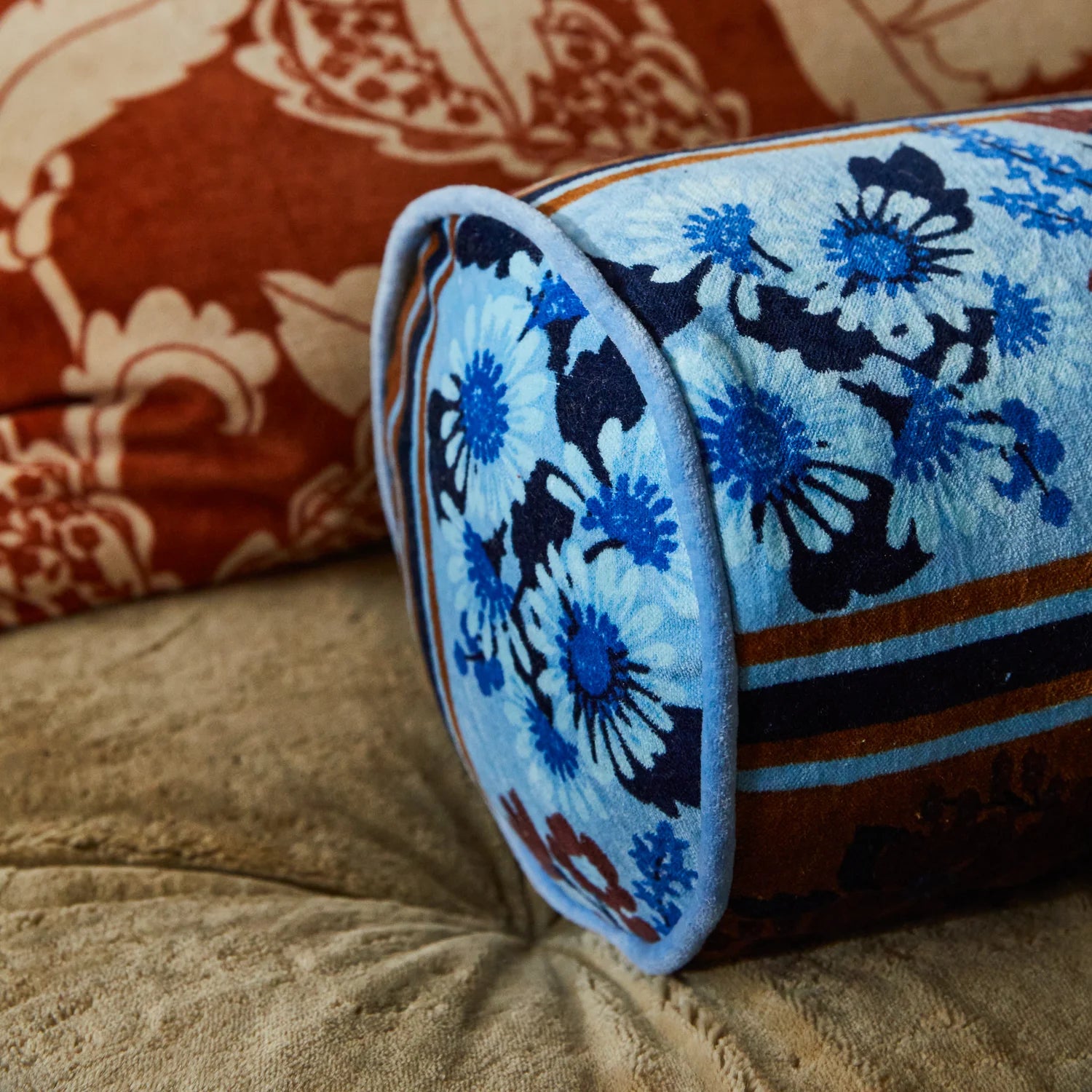 Devi Velvet Bolster
