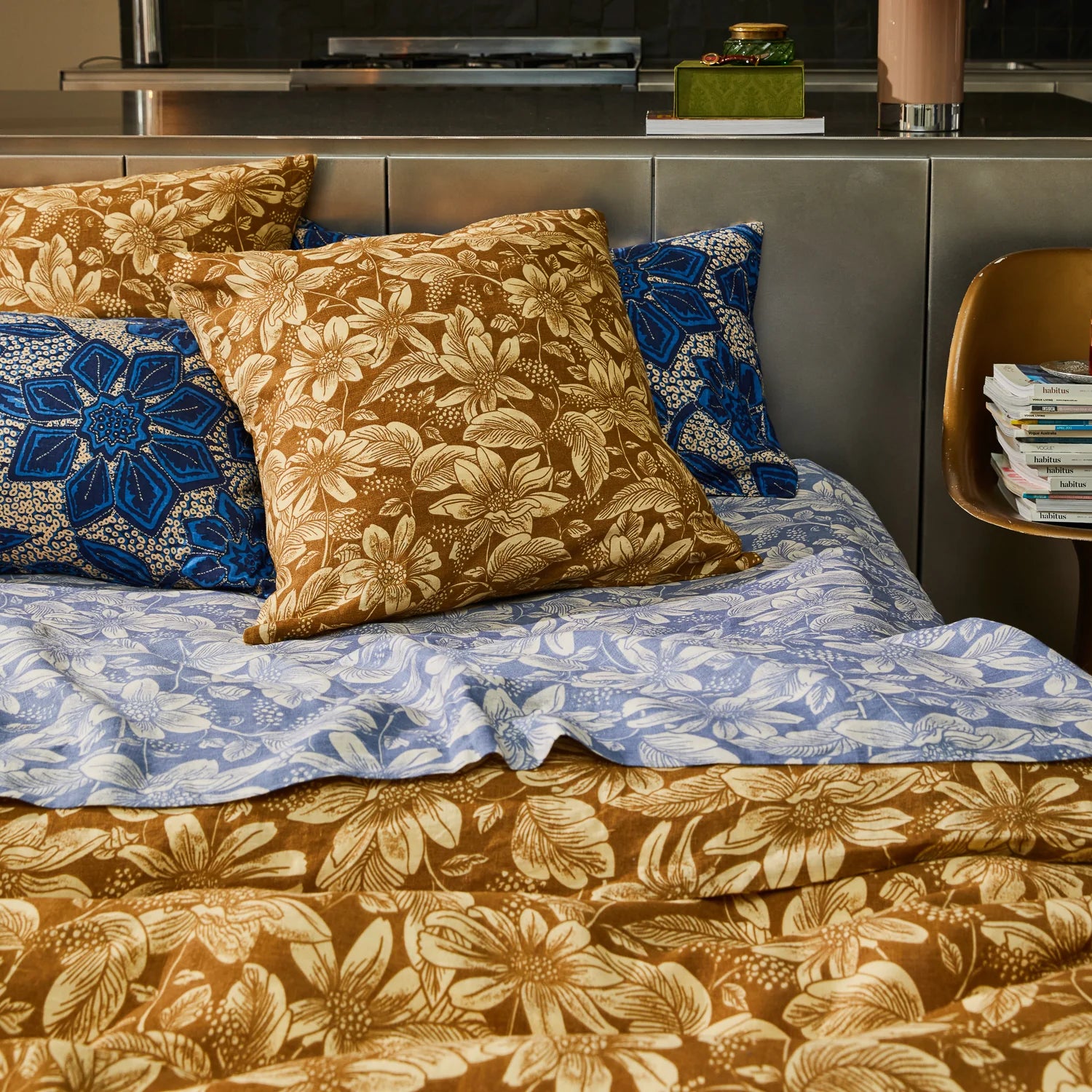 Amrita Linen Euro Pillowcase Set