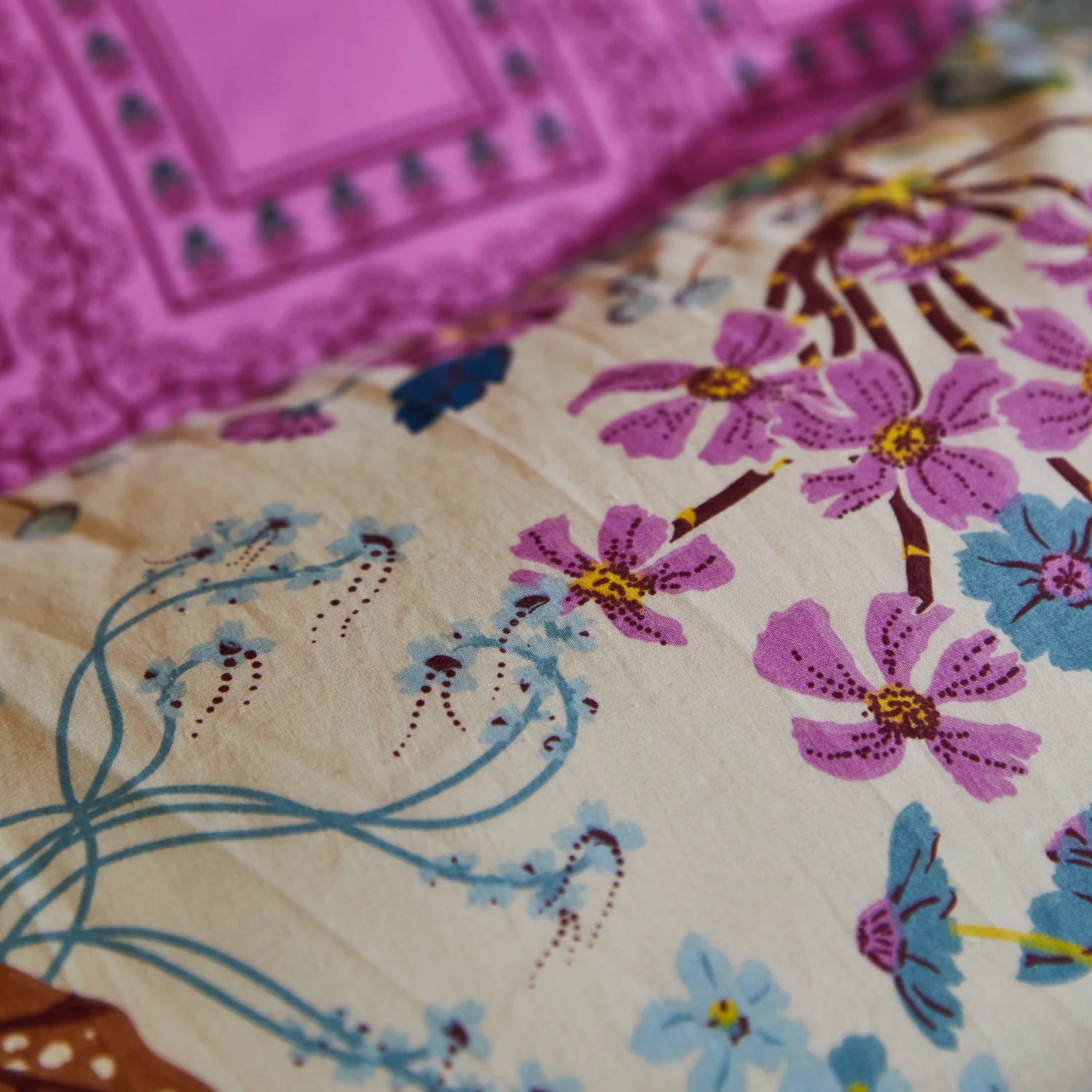 Genevieve Cotton Pillowcase Set | Almond