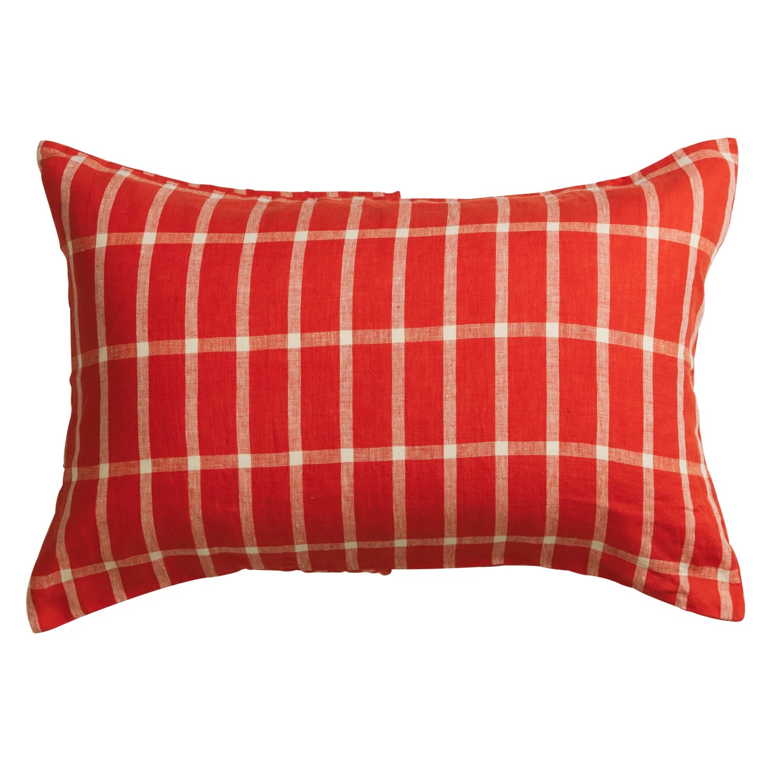 Remi Linen Pillowcase Set | Scarlet