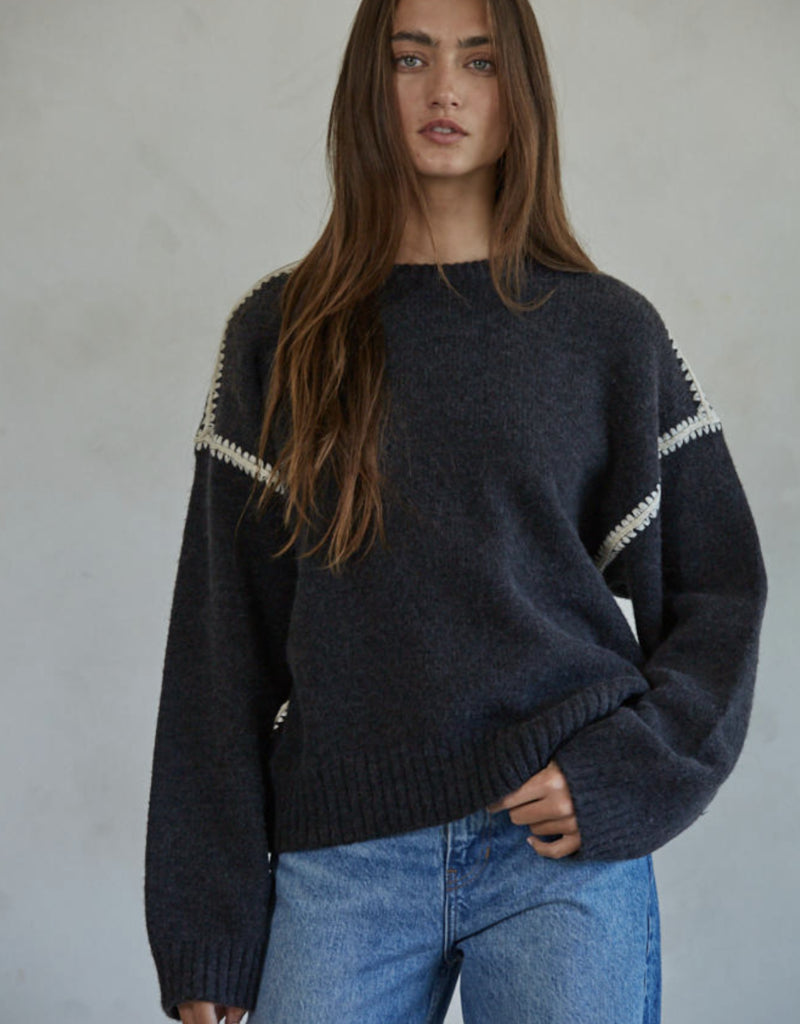 Mienna Sweater | Charcoal