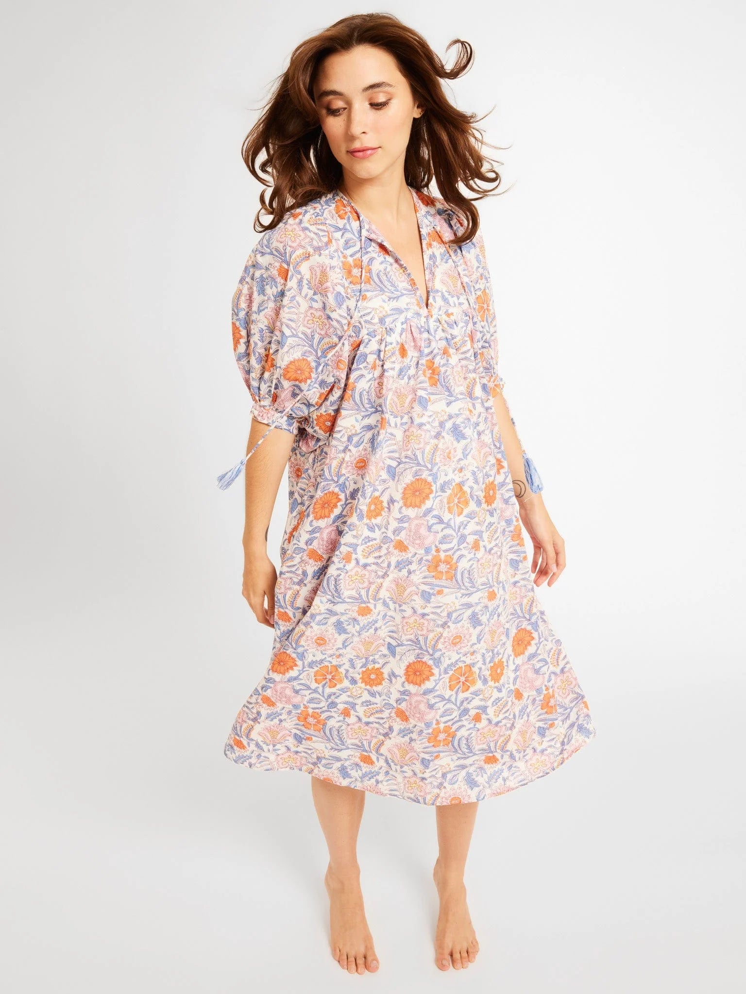 Saffron Dress in Newport Floral