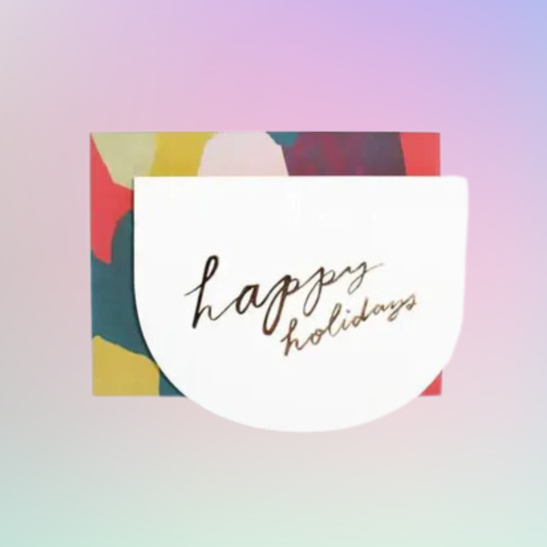 Holiday Crescent Card
