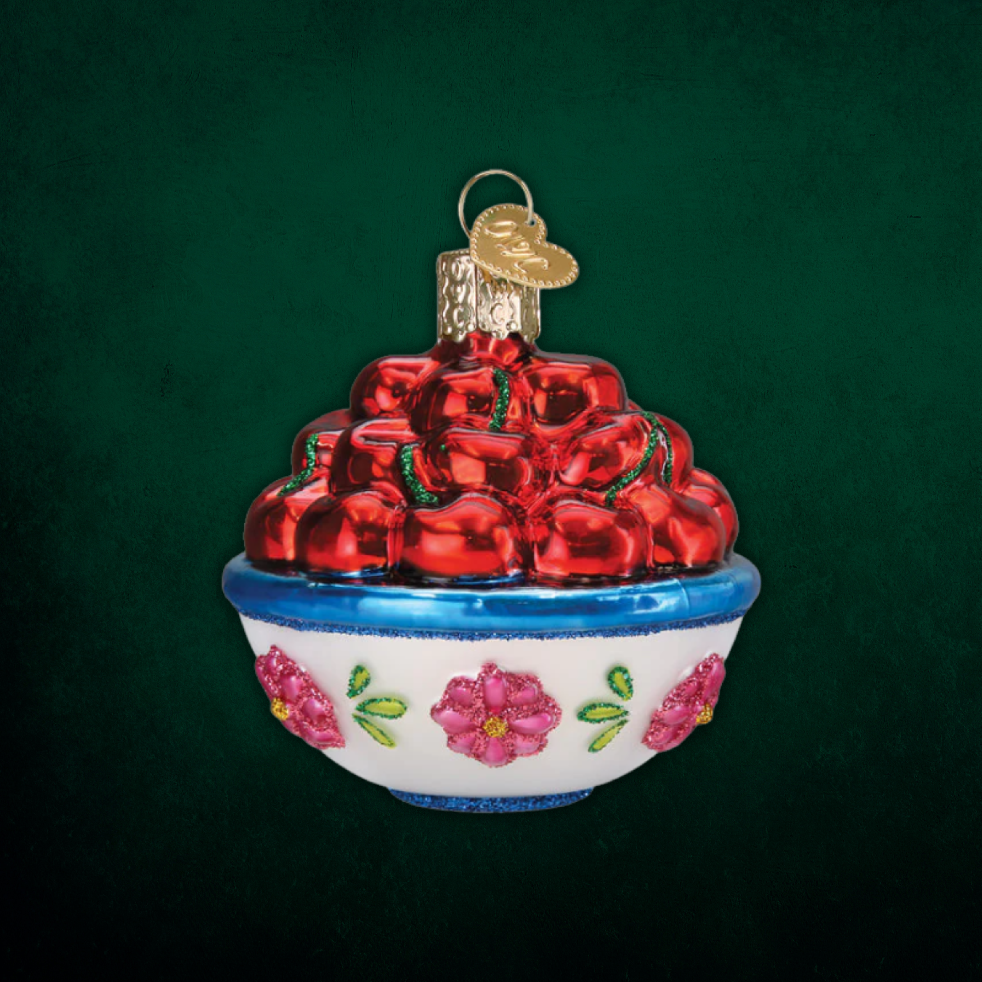 Bowl of Cherries Ornament