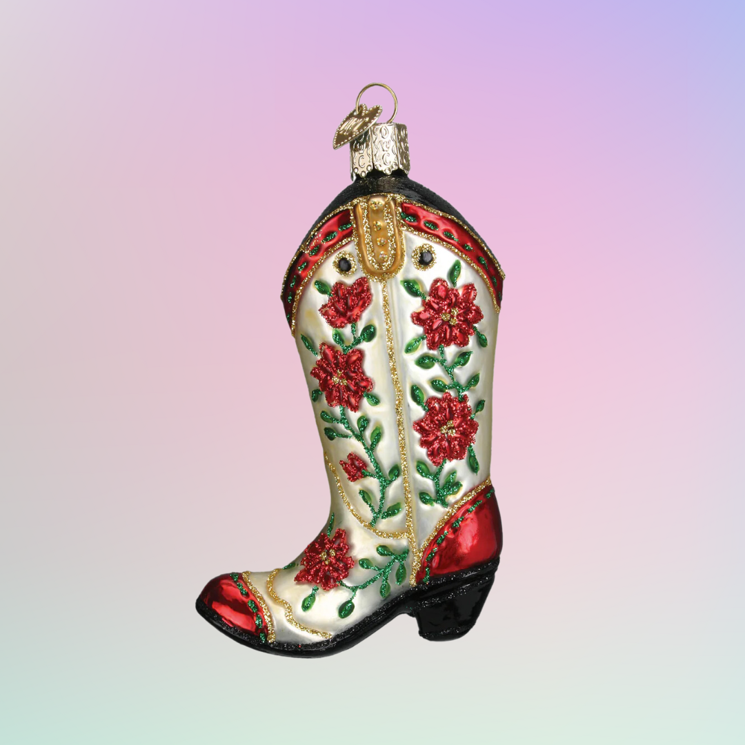 Cowboy sales boot ornament