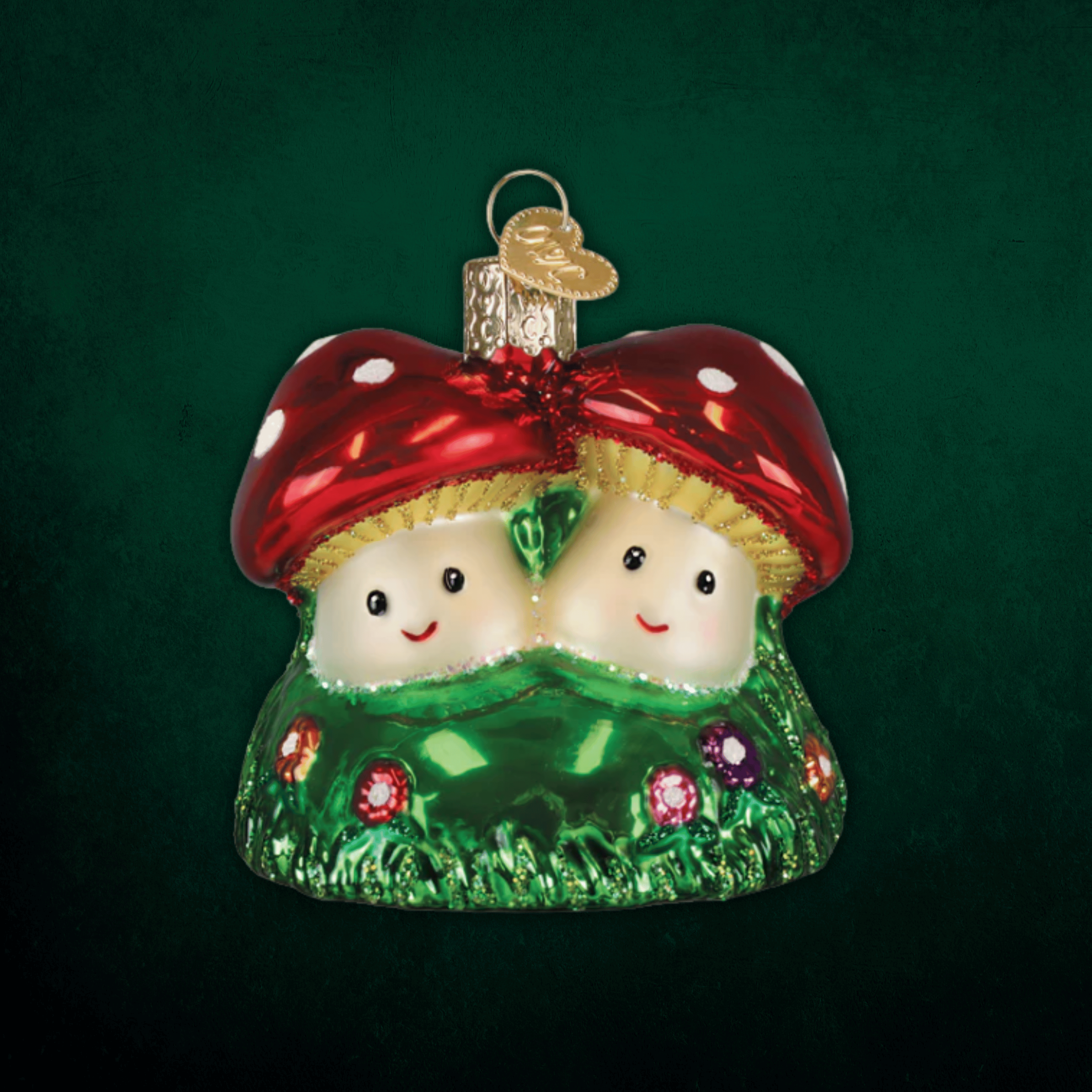 Happy Mushrooms Ornament