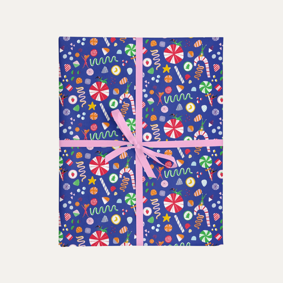 Christmas Candy Gift Wrap