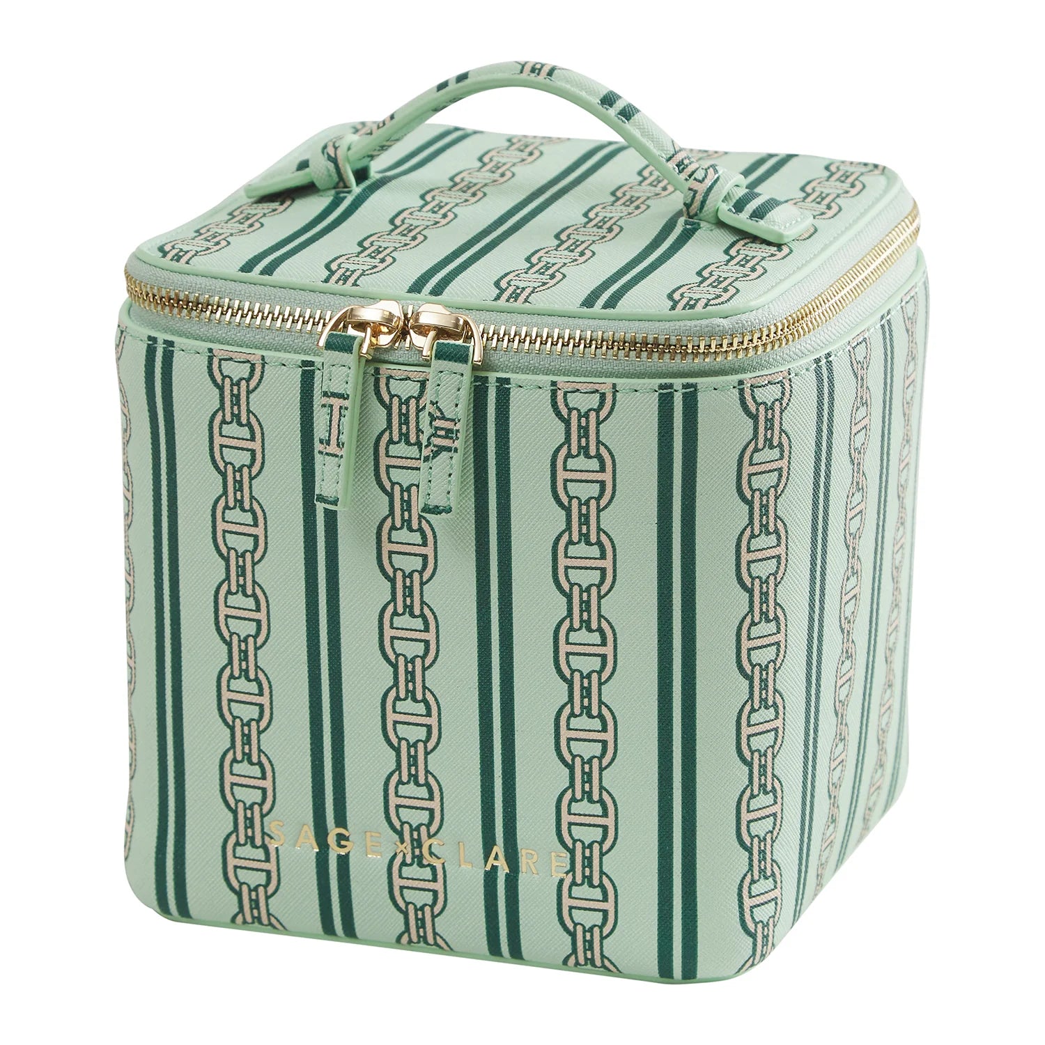 Acadia Cosmetic Case | Jade