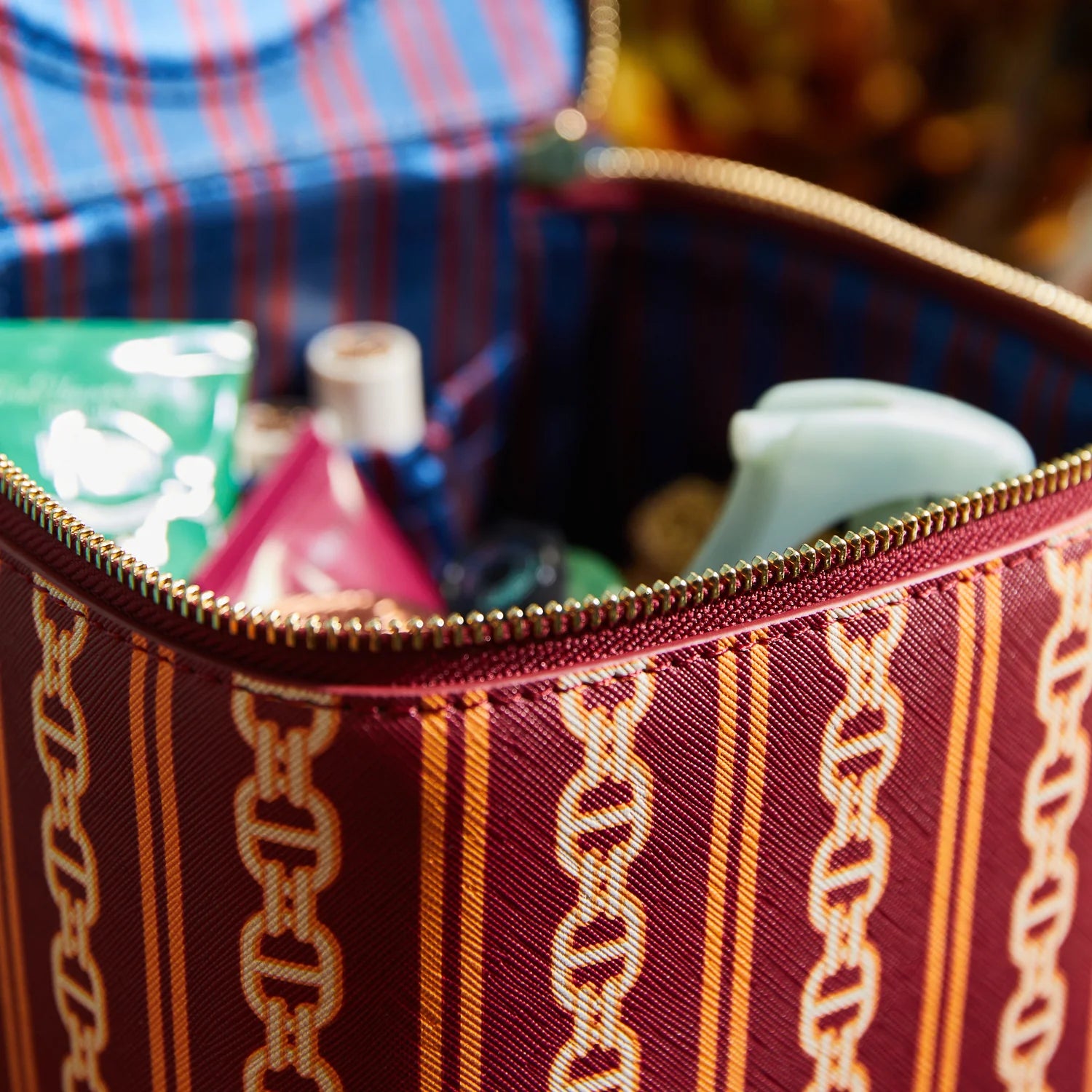 Acadia Cosmetic Case | Mahogany