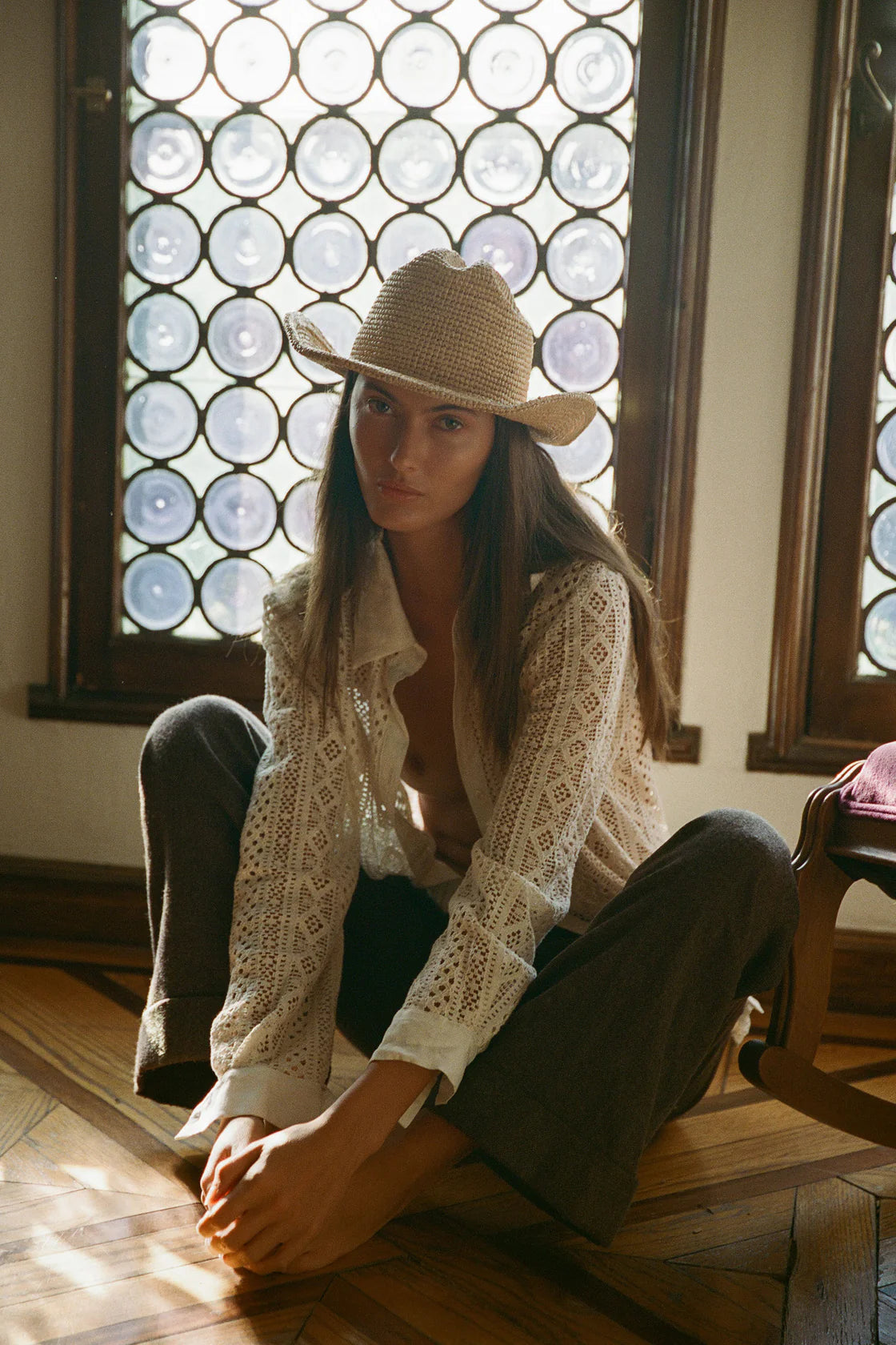 Raffia Cowboy Hat