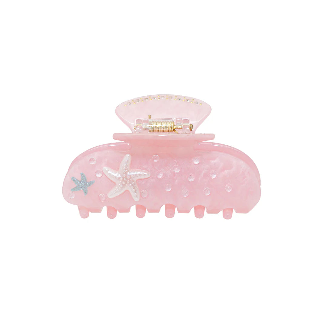 Sweetheart Claw Clip in Pink Water Fairy