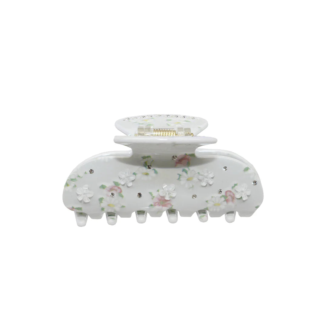 Sweetheart Claw Clip in Tea Party