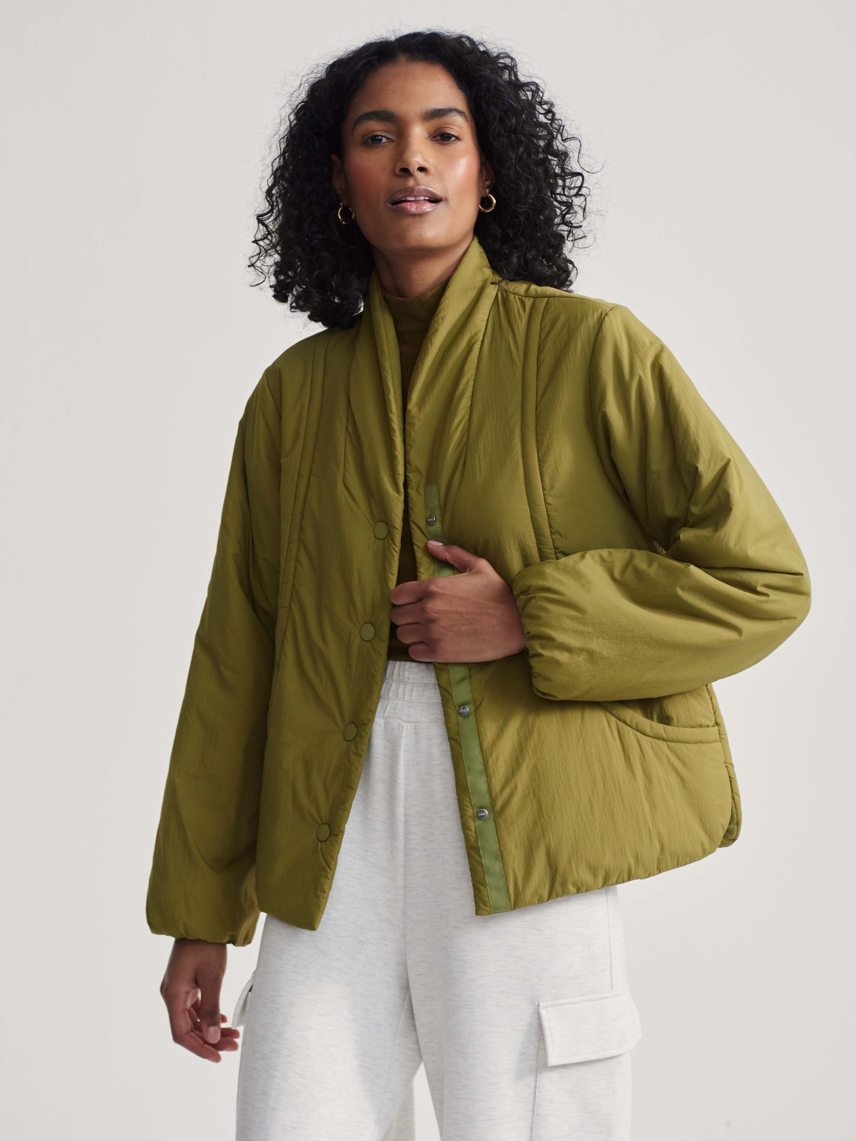 Tilley Light Padded Jacket in Green Moss