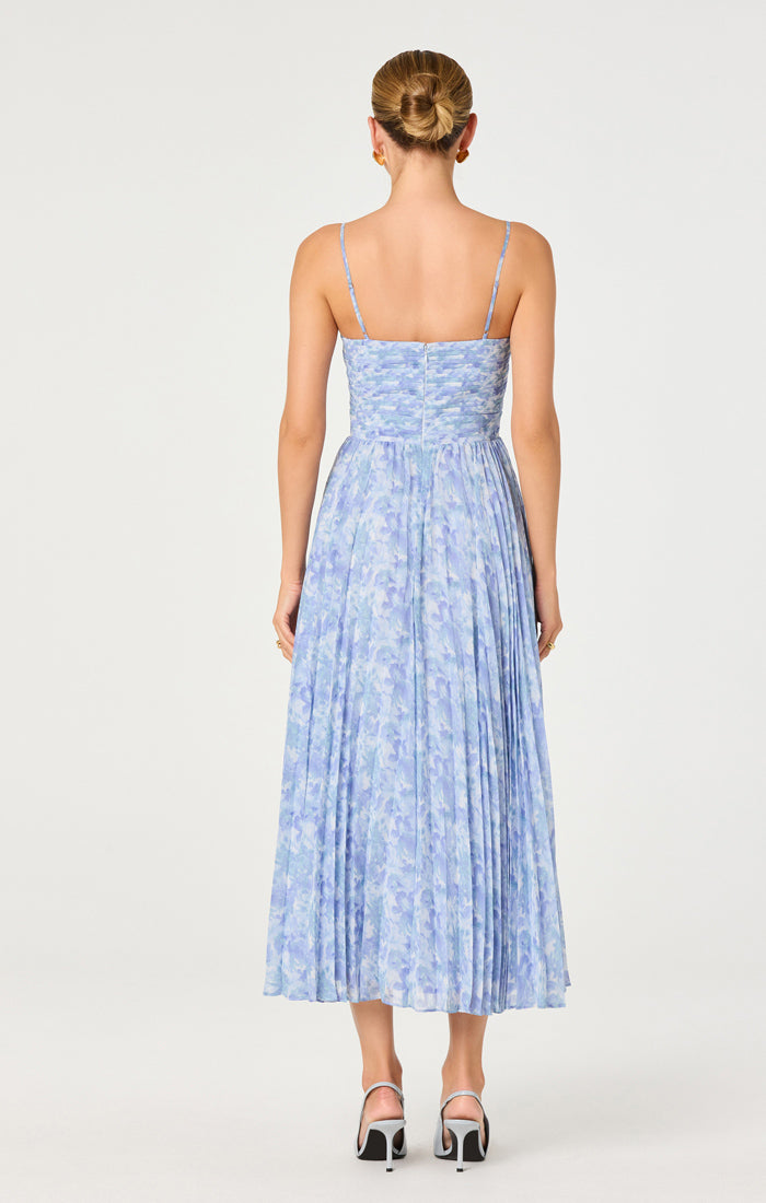 Bayley Dress | Blue Floral