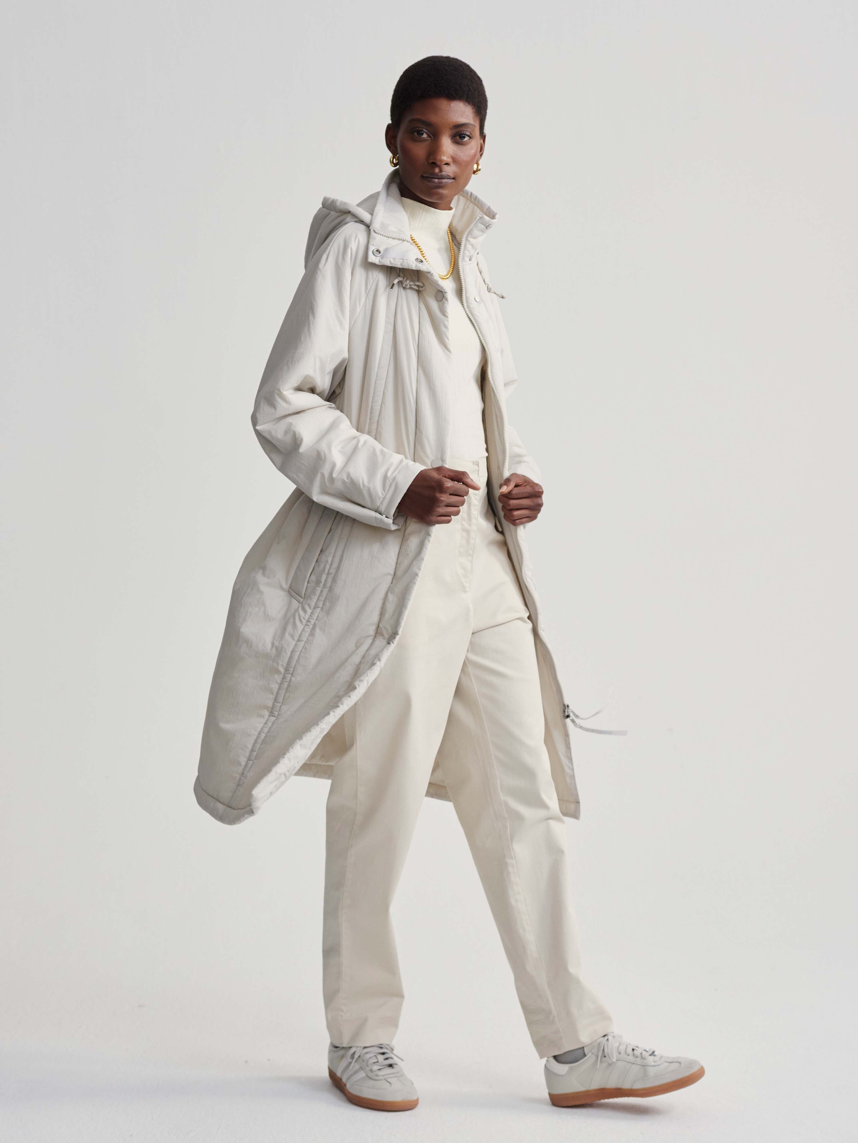Elle Light Padded Parka in Rainy Day