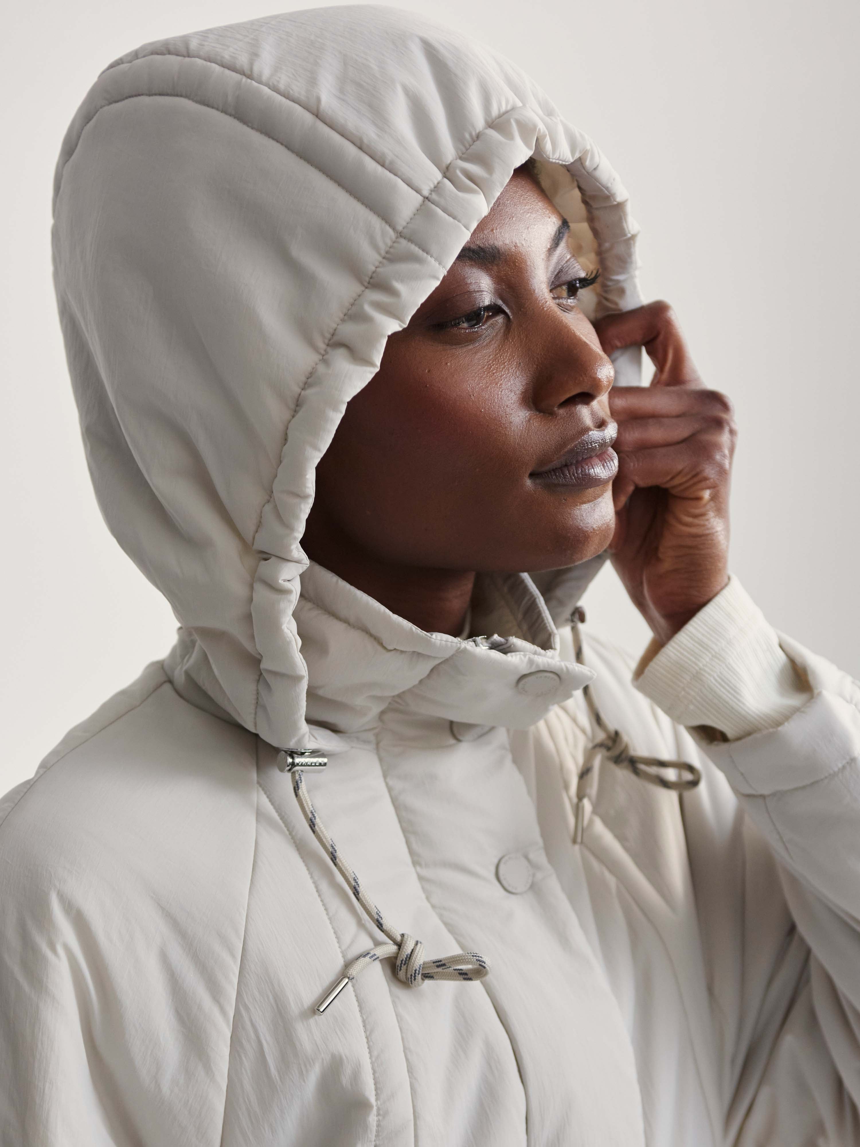 Elle Light Padded Parka in Rainy Day