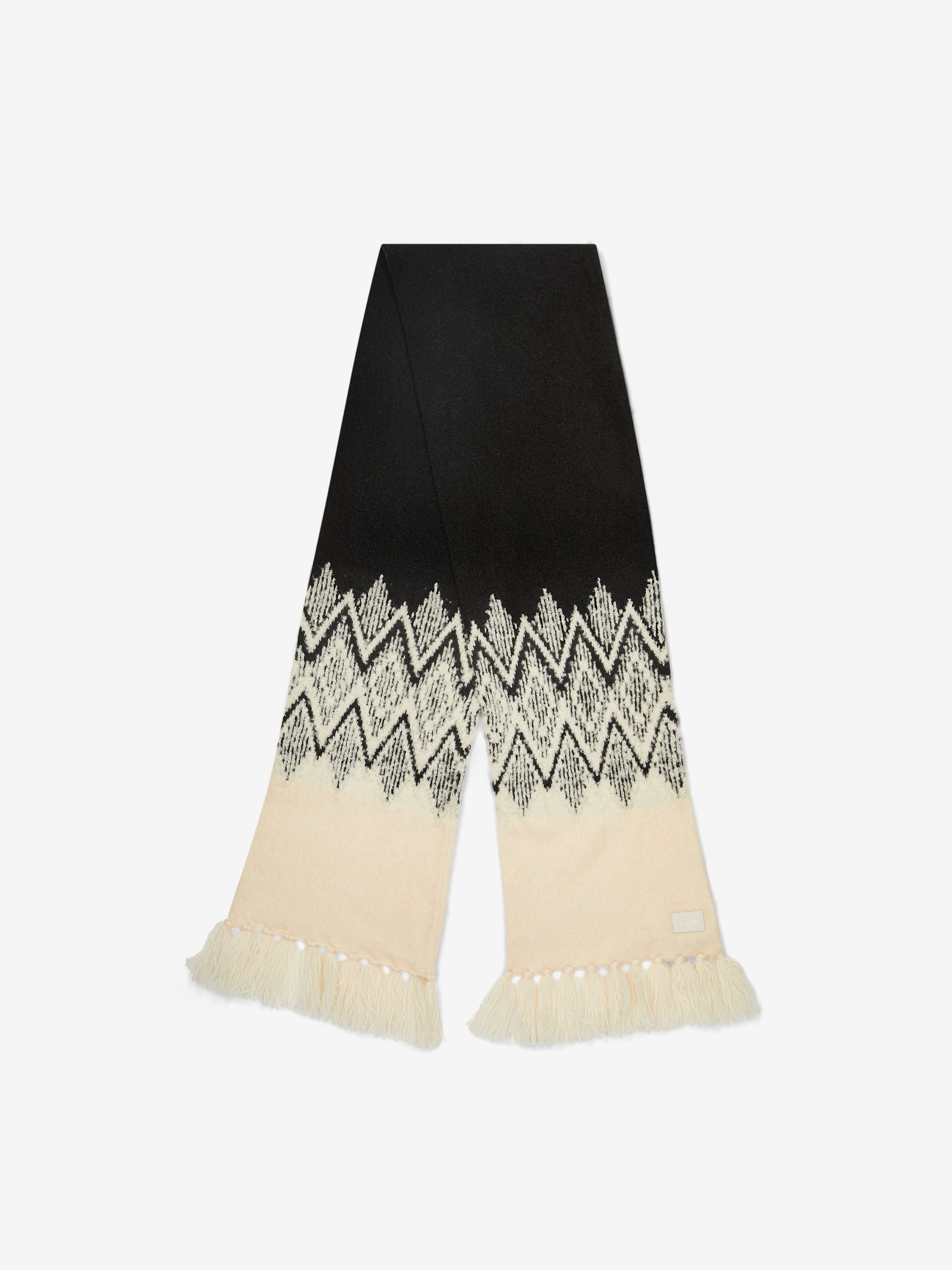 Sebastiam Jacquard Scarf in Whitecap