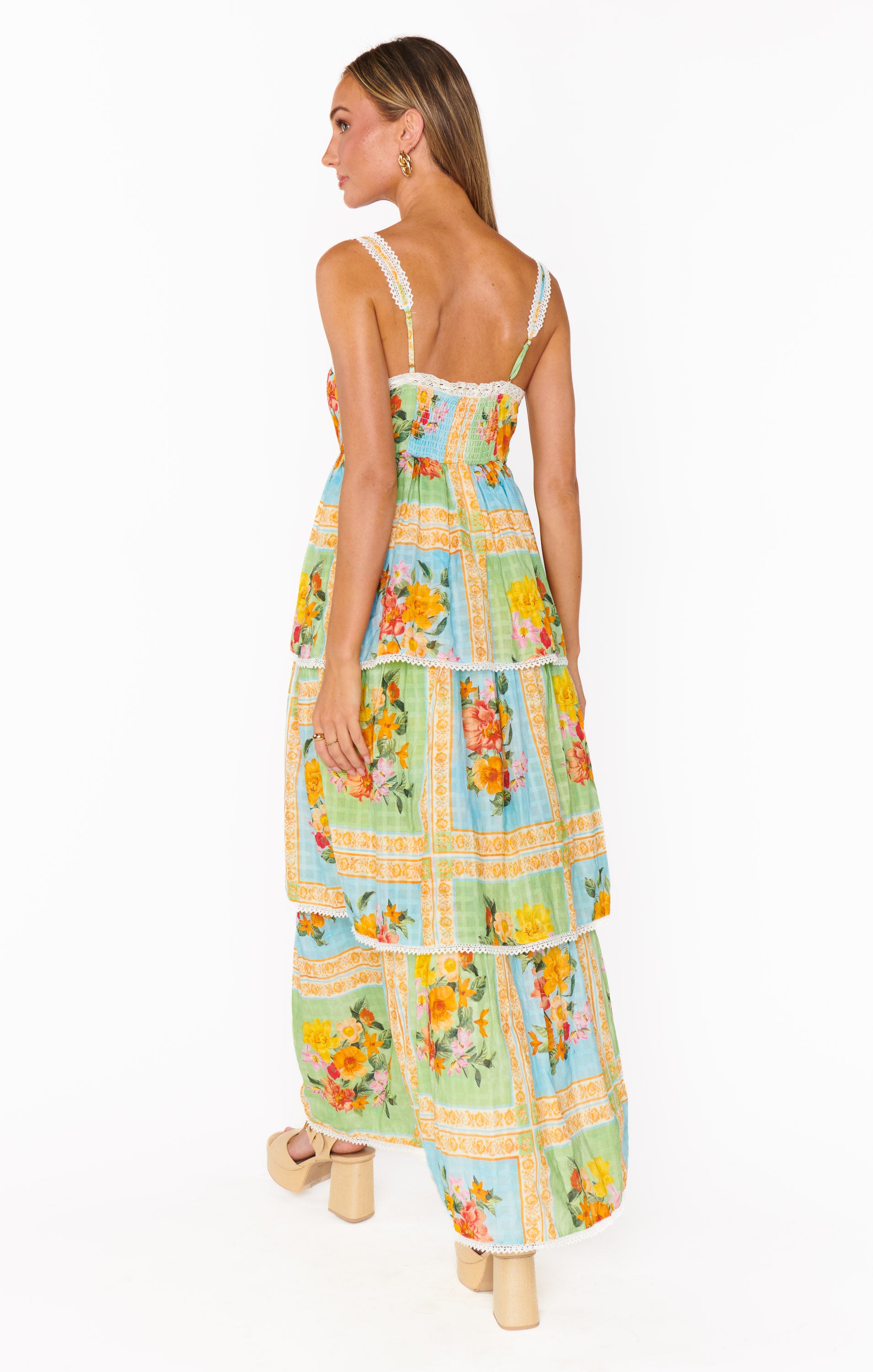 Peyton Midi Dress in Country Bouquet
