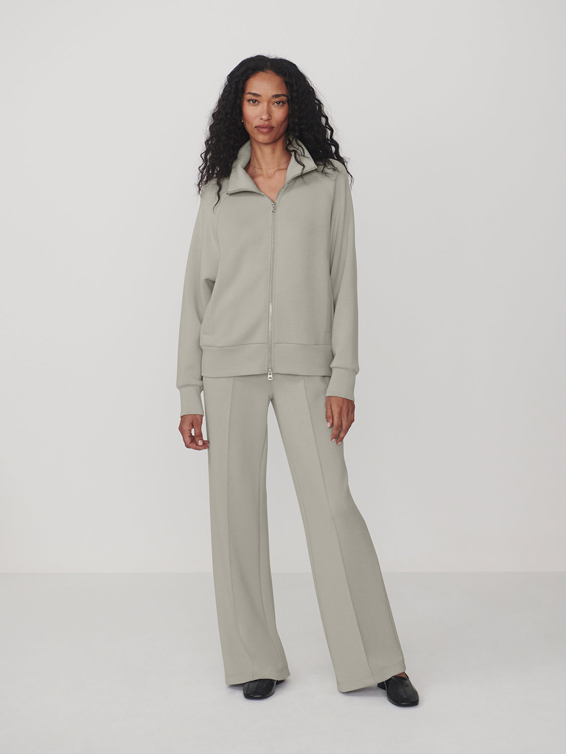 The Wide Leg Pant 28 | Blue Clay