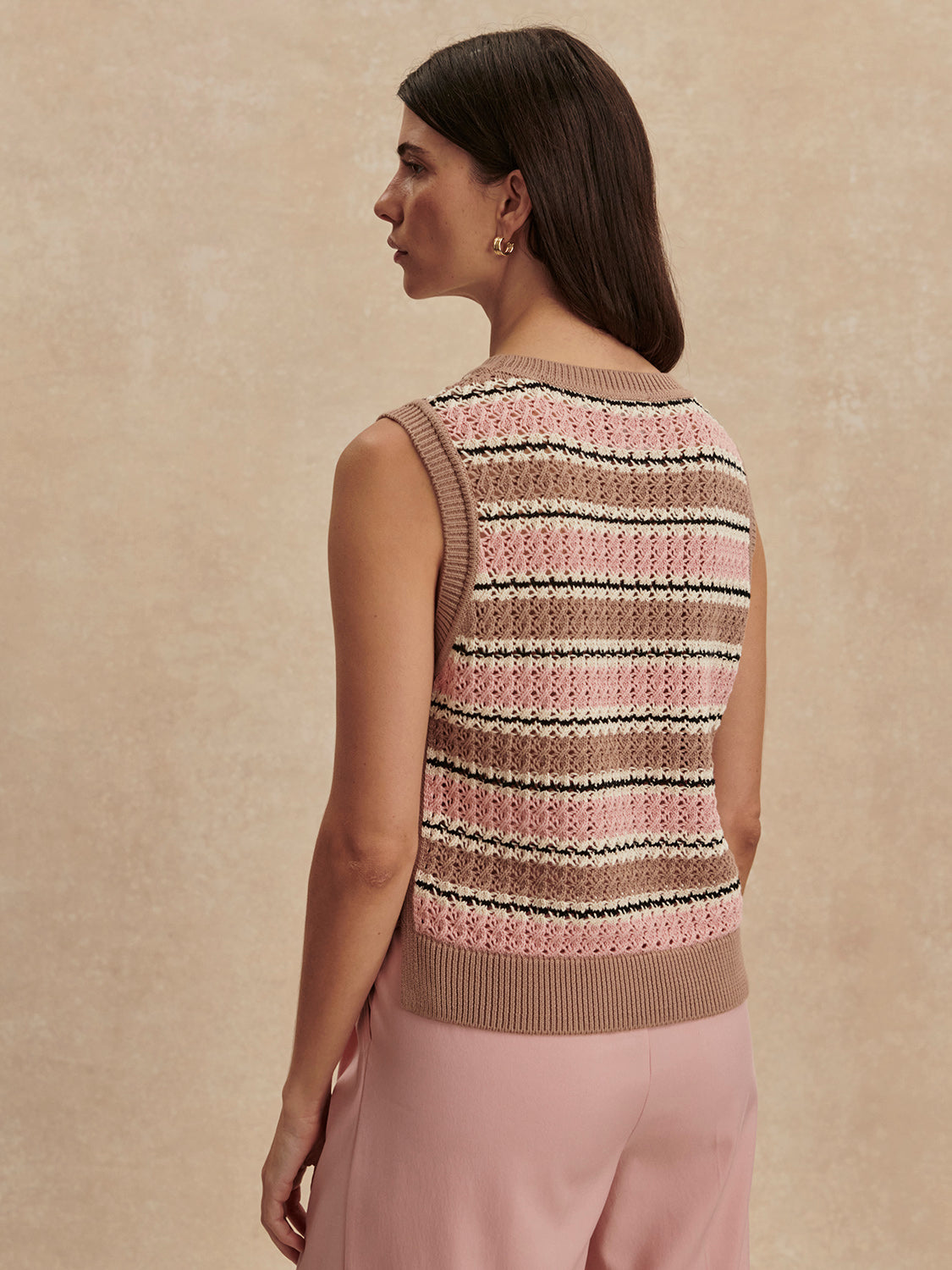Deely Stripe Stitch Tank | Mellow Rose