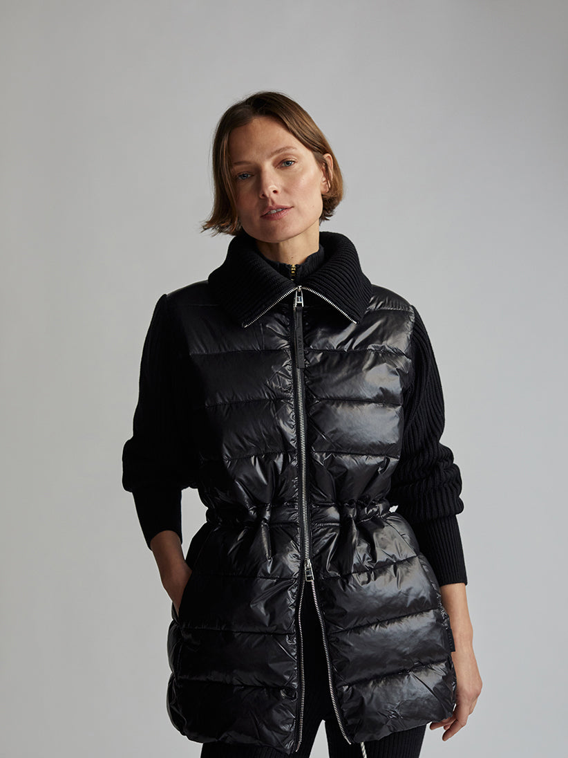 Arlen Zip-Through Jacket in Black