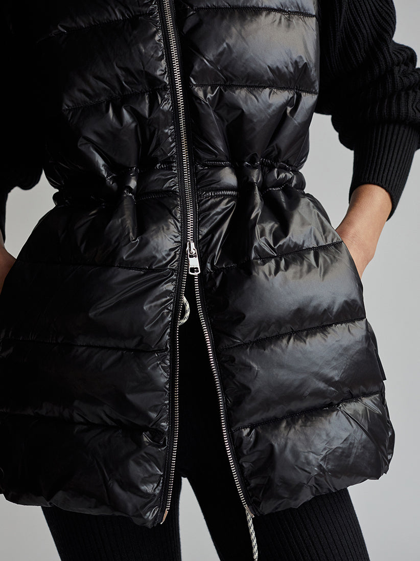 Arlen Zip-Through Jacket in Black