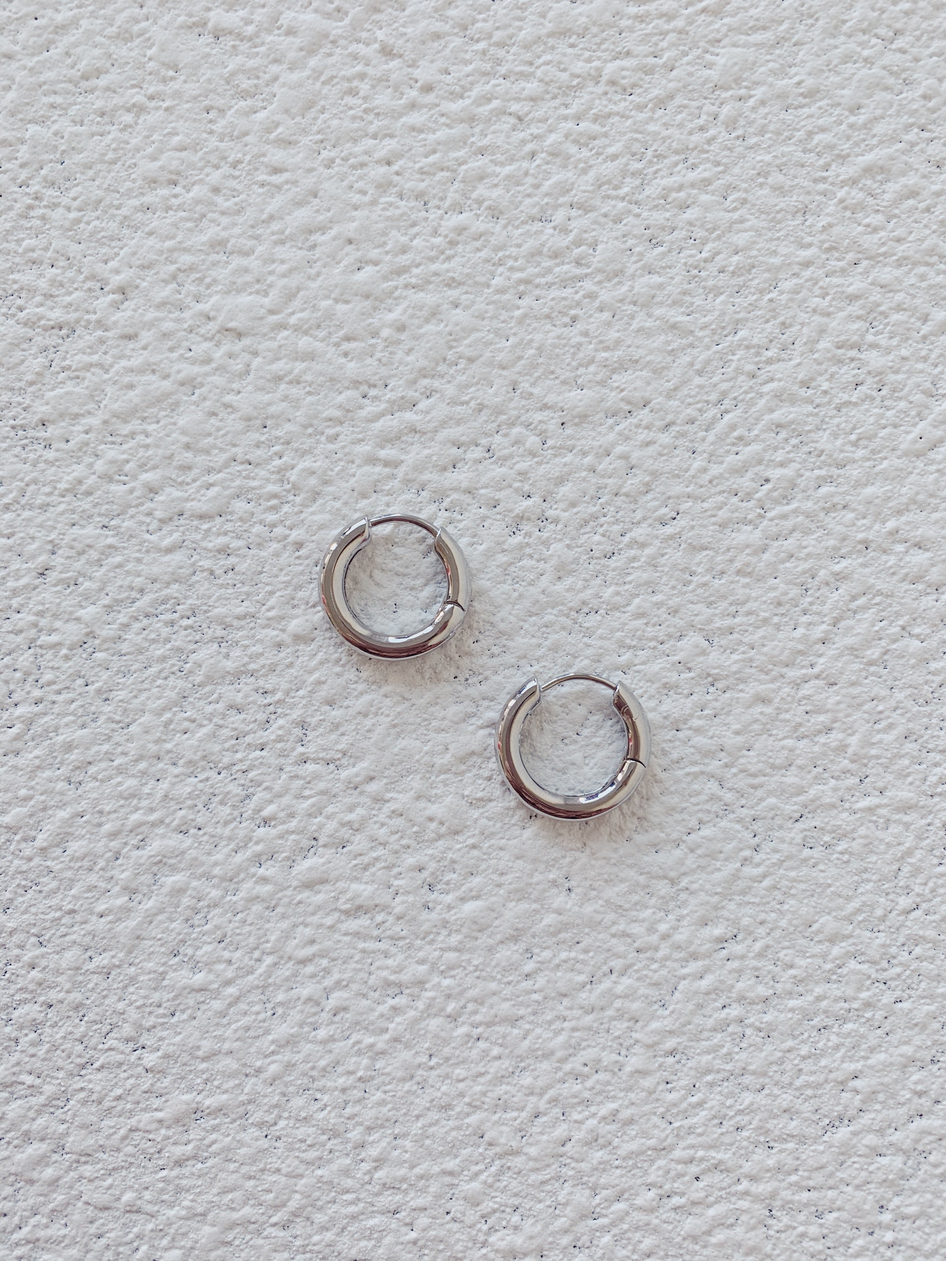 Petite Hoops in Silver