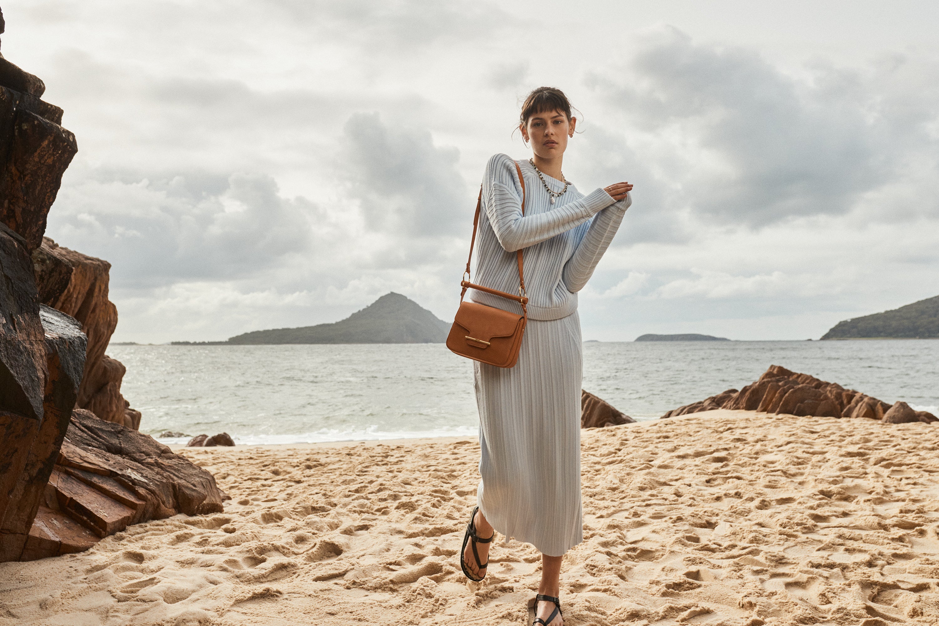 Sienne Skirt | Powder Blue