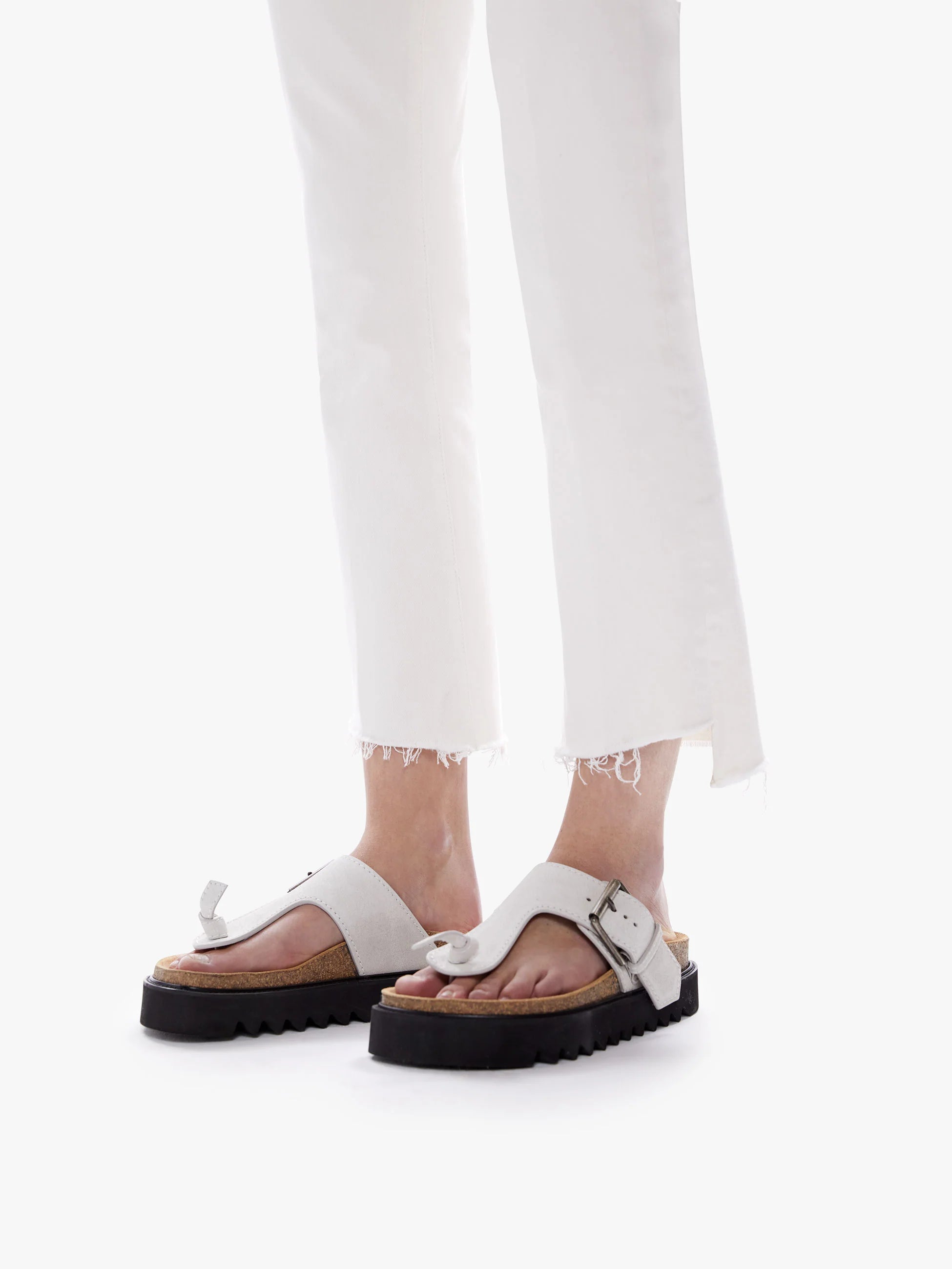 The Insider Crop Step Fray | Cream Puffs