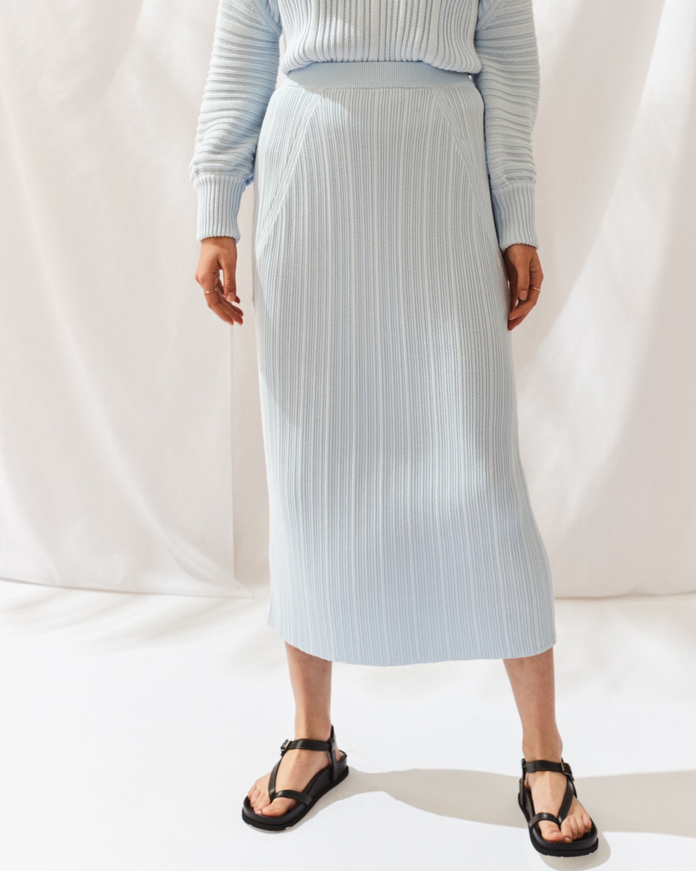 Sienne Skirt | Powder Blue