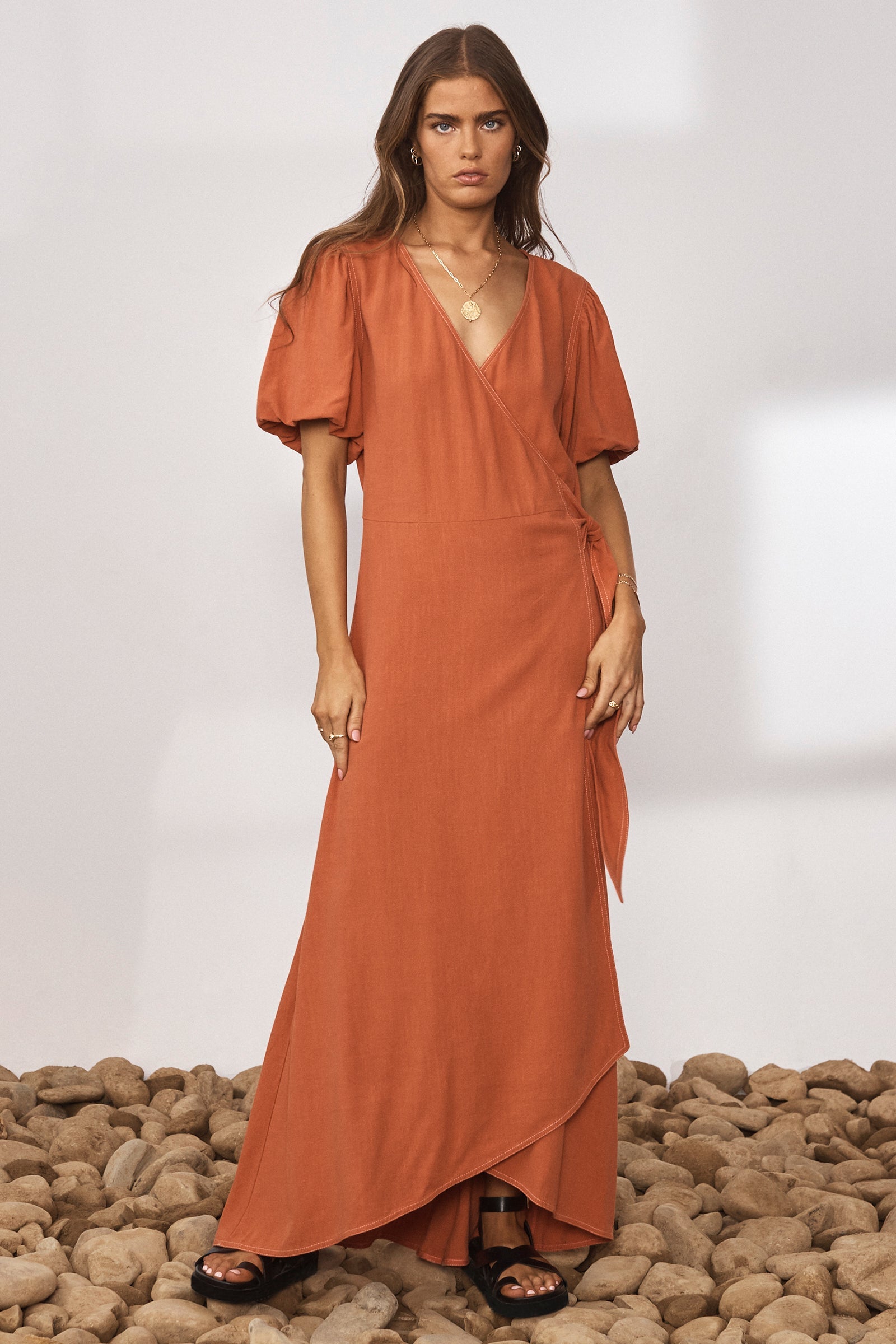 Emilia Dress | Papaya