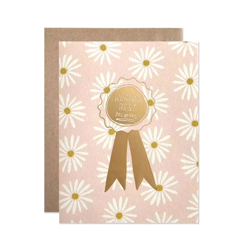 World Best Mom Card | Gold Foiled