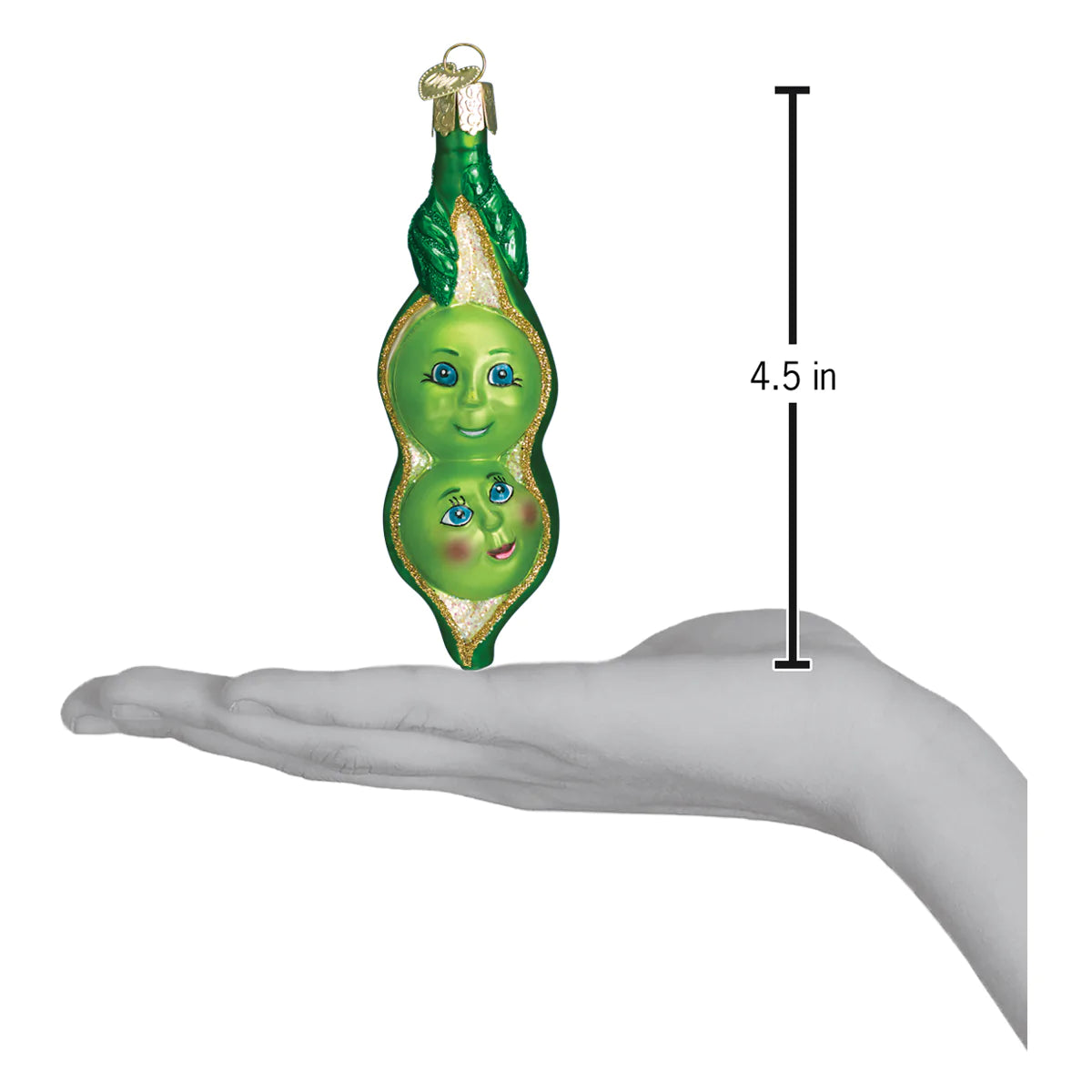 Two Peas in a Pod Ornament