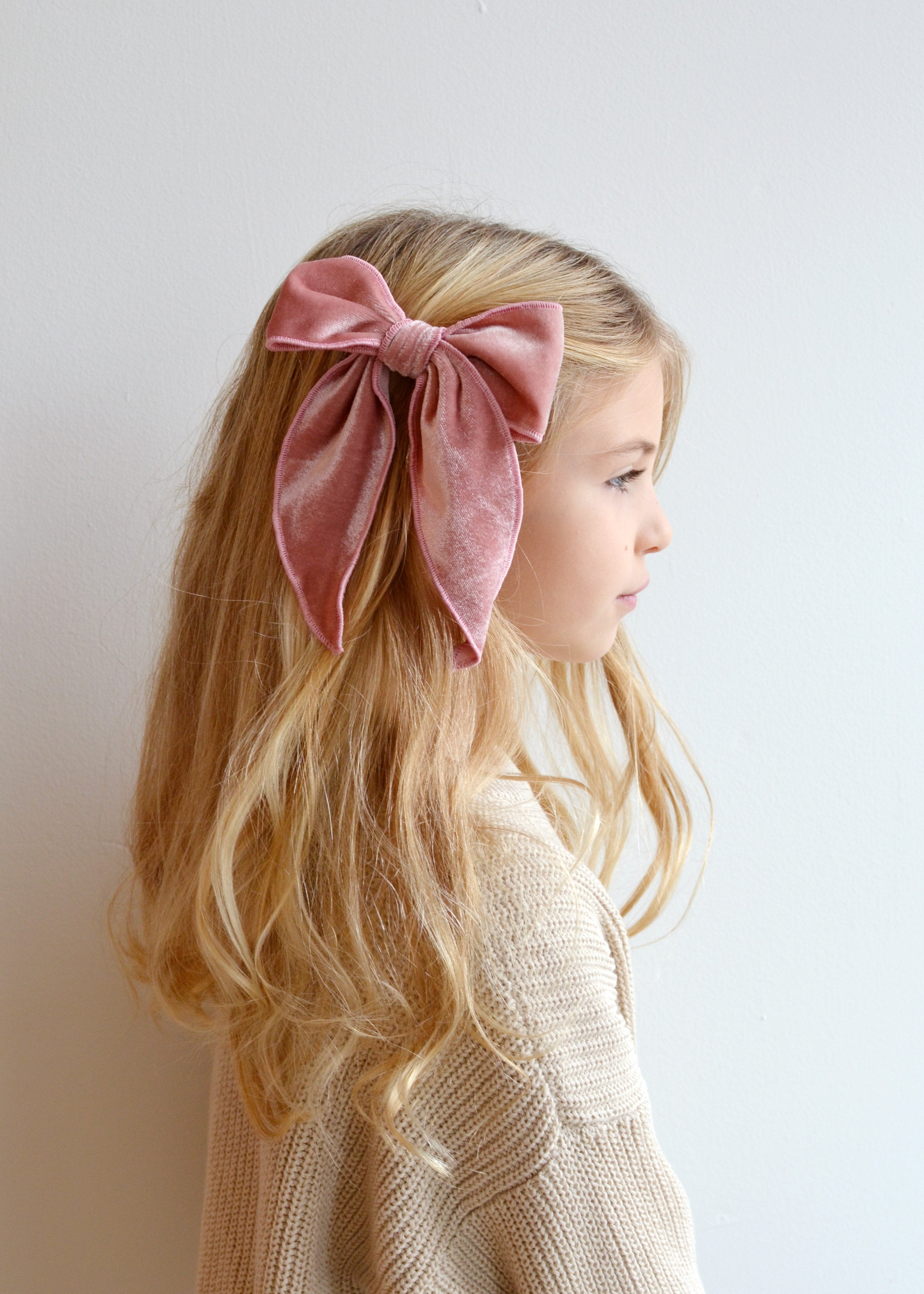 Clara Velvet Hair Bow