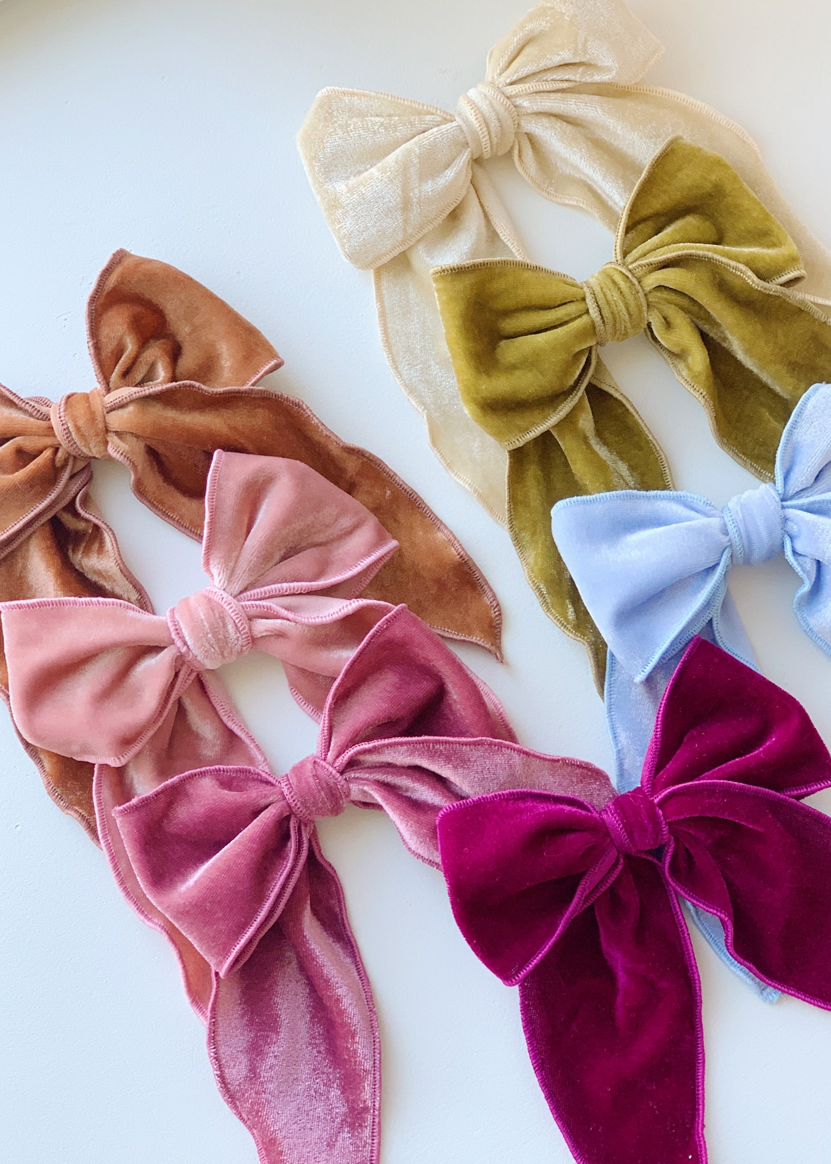 Clara Velvet Hair Bow