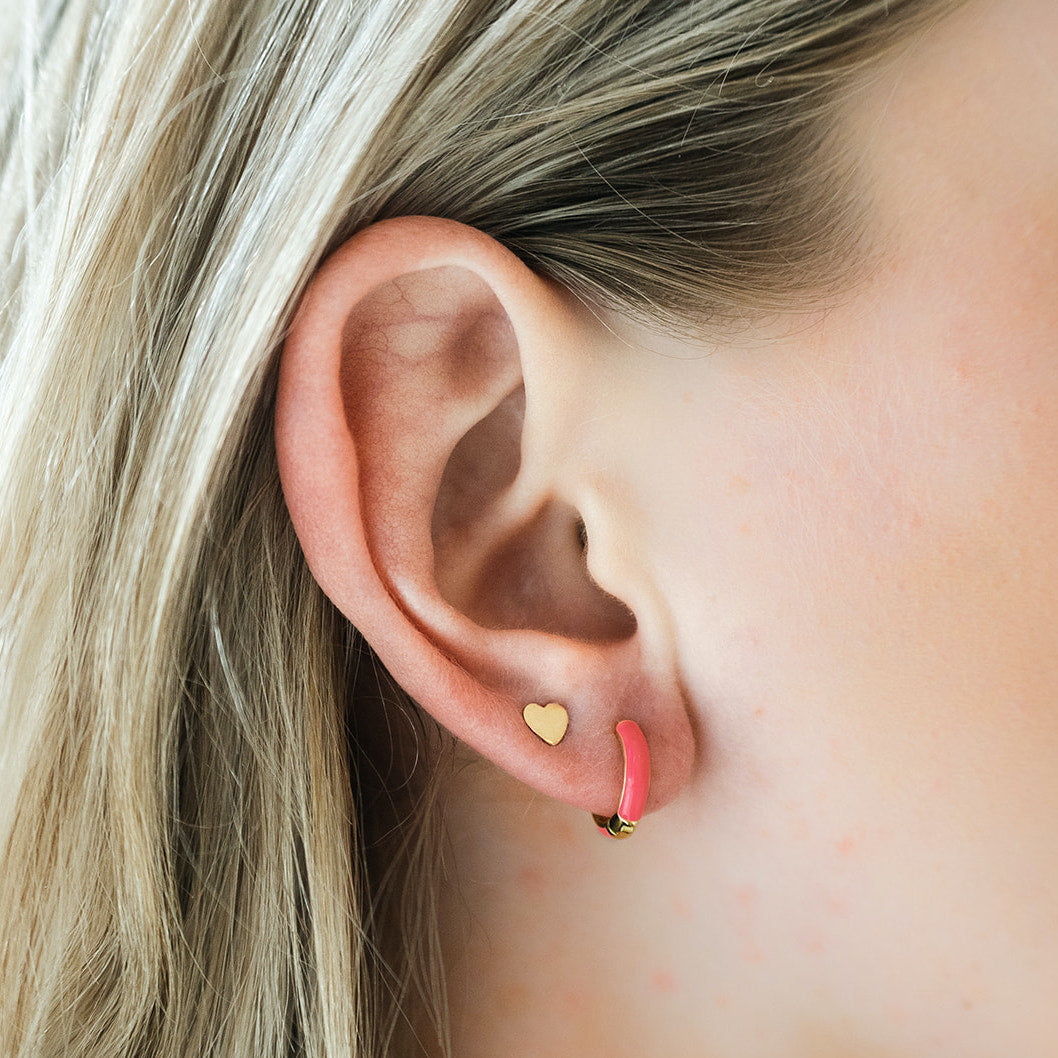 Penny Hoops | Hibiscus