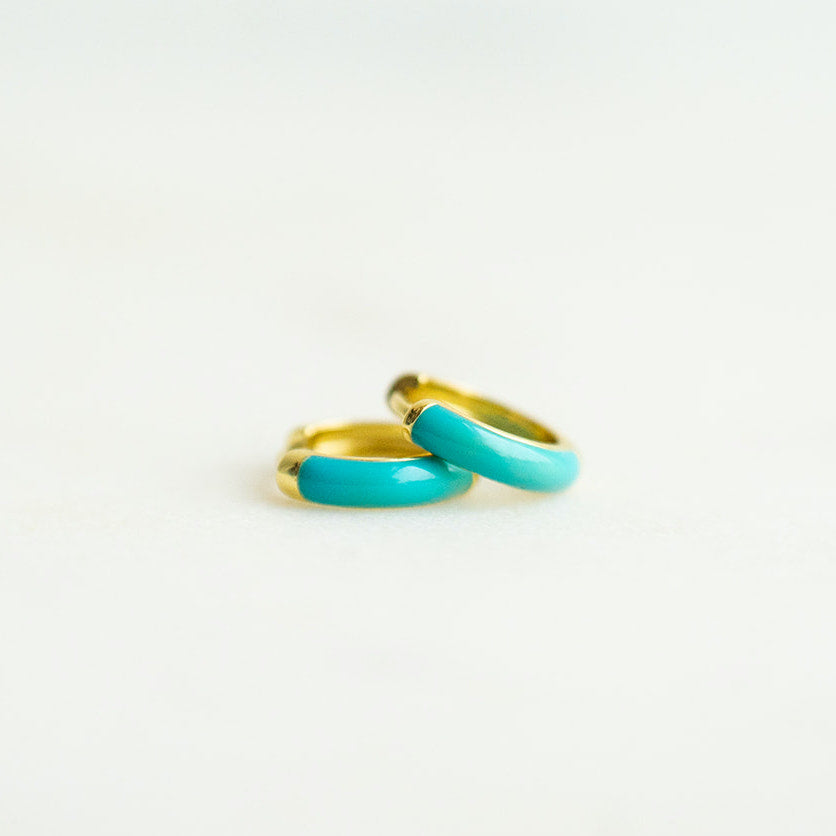 Penny Hoops | Aqua