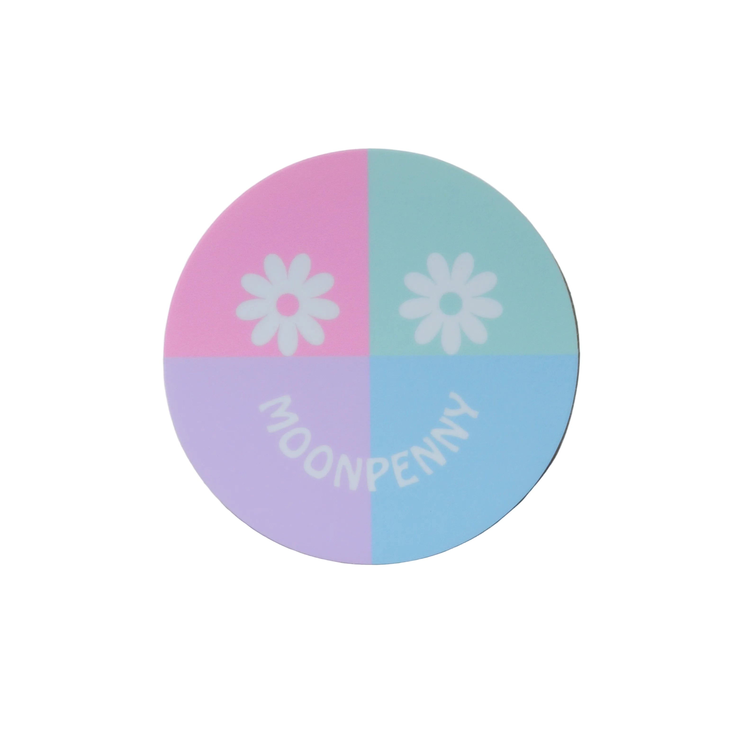 Daisy Face Vinyl Sticker | Cotton Candy