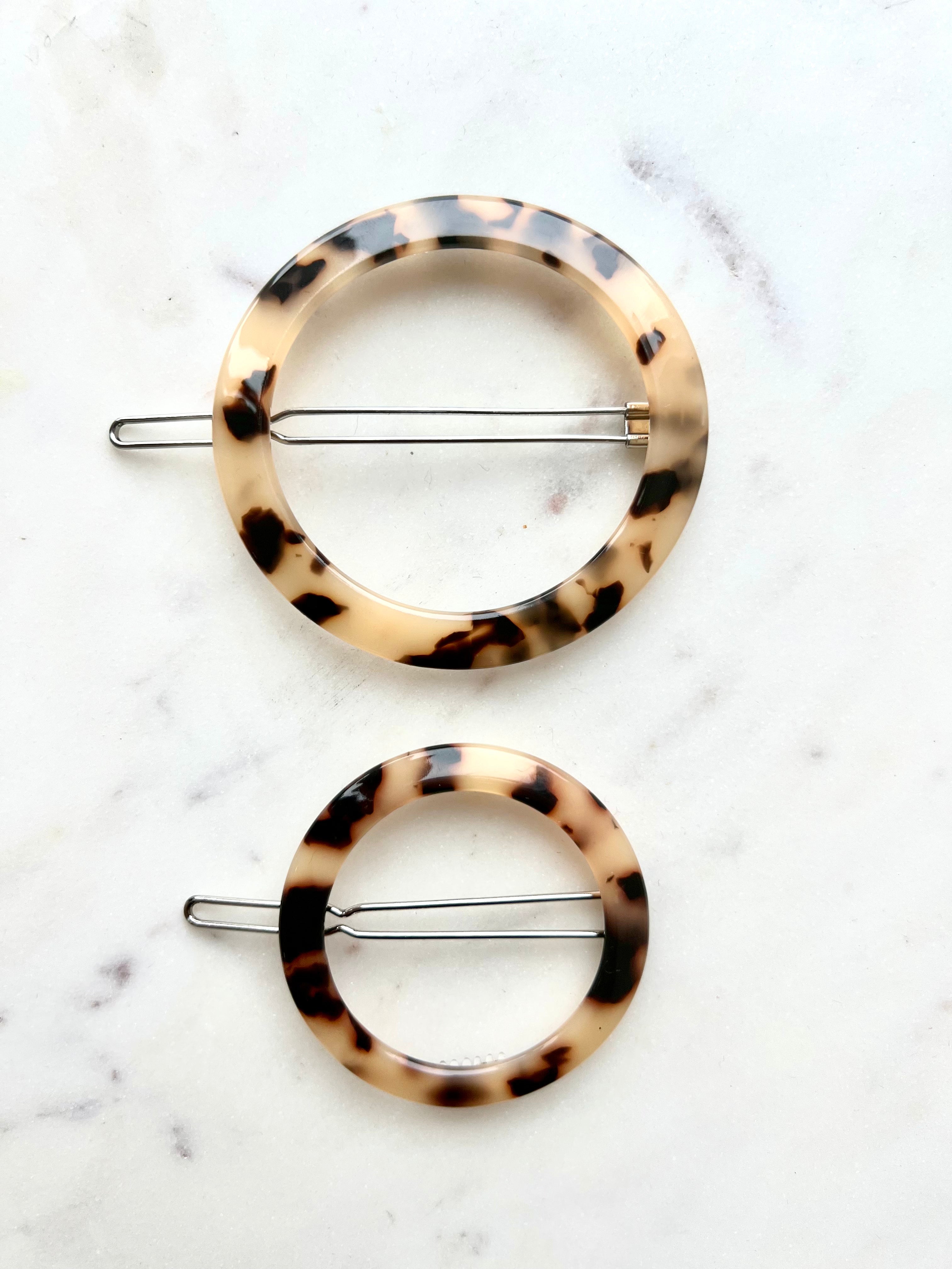 Circle Hair Clip - Set of 2