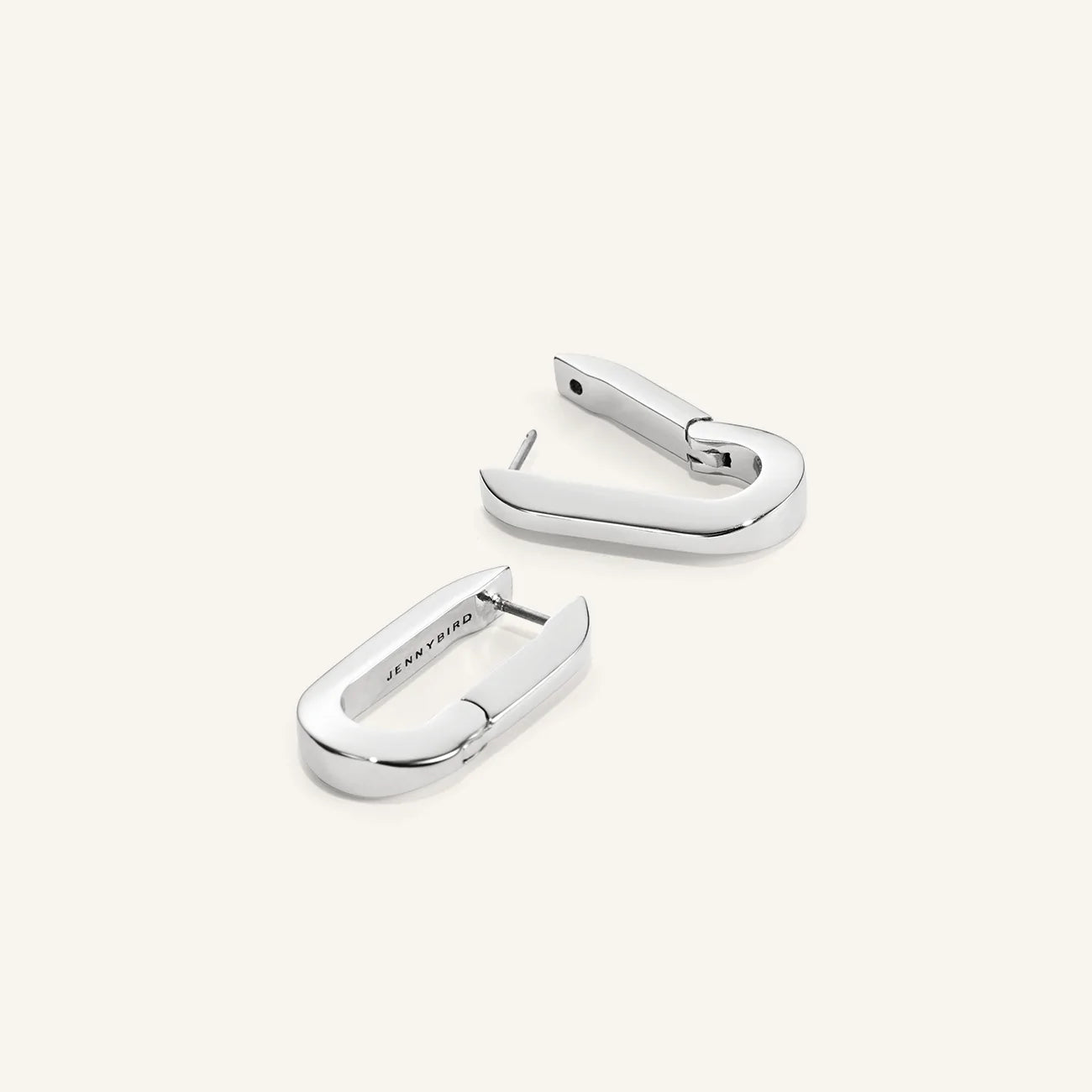 U Link Earring | Silver