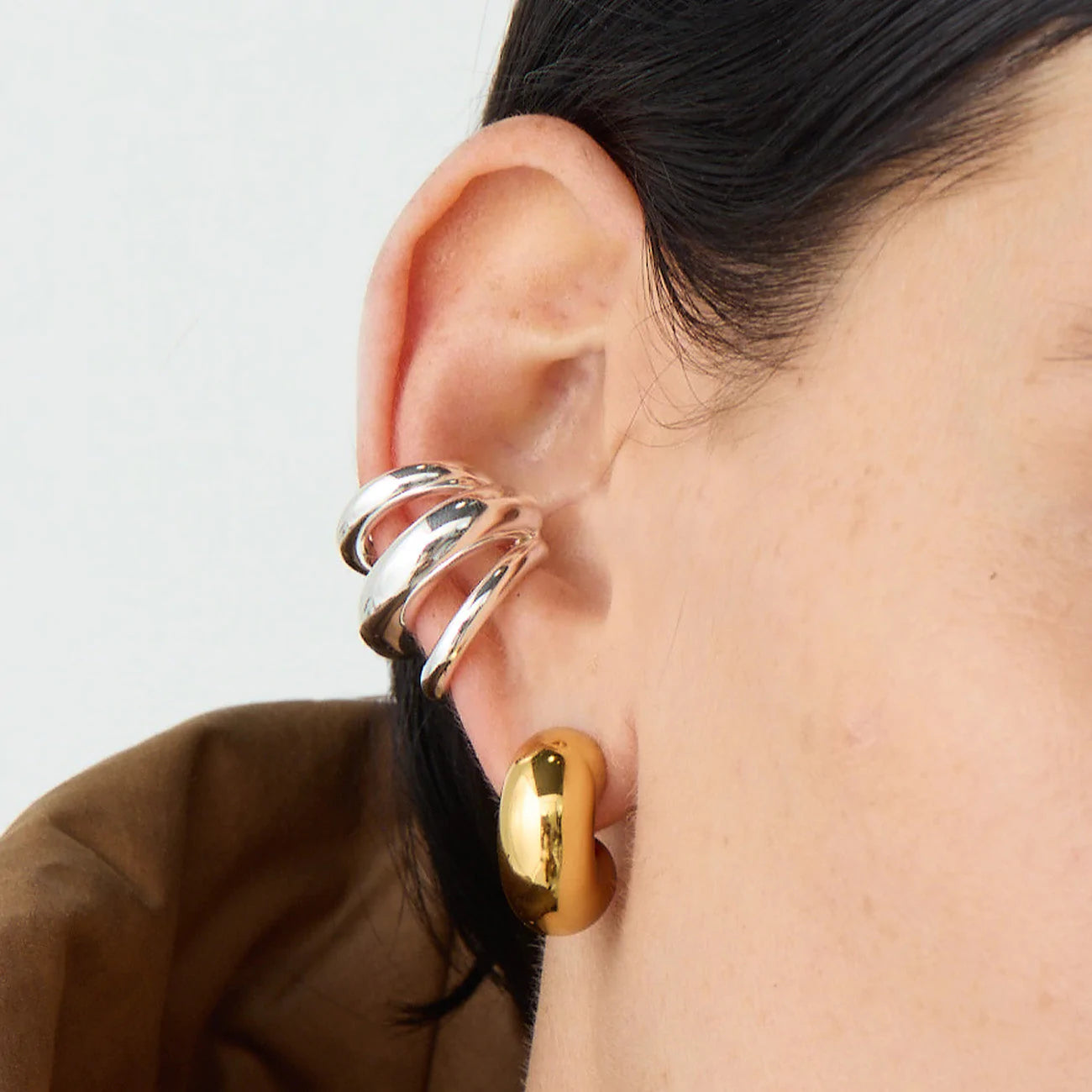 Tome Triple Ear Cuff | Silver