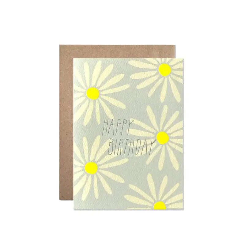 Happy Birthday Daisies Card