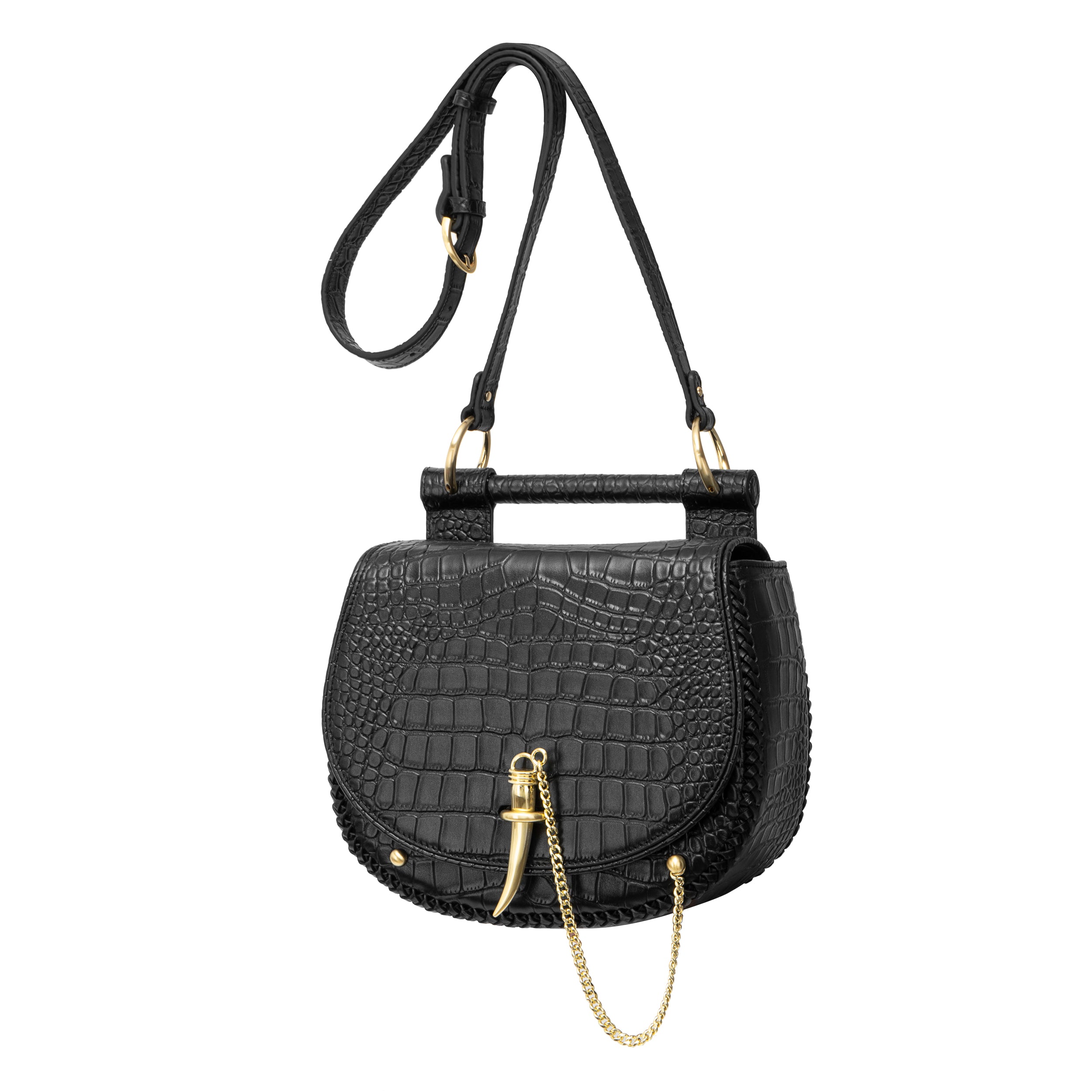 Embossed Babylone Crossbody Bag