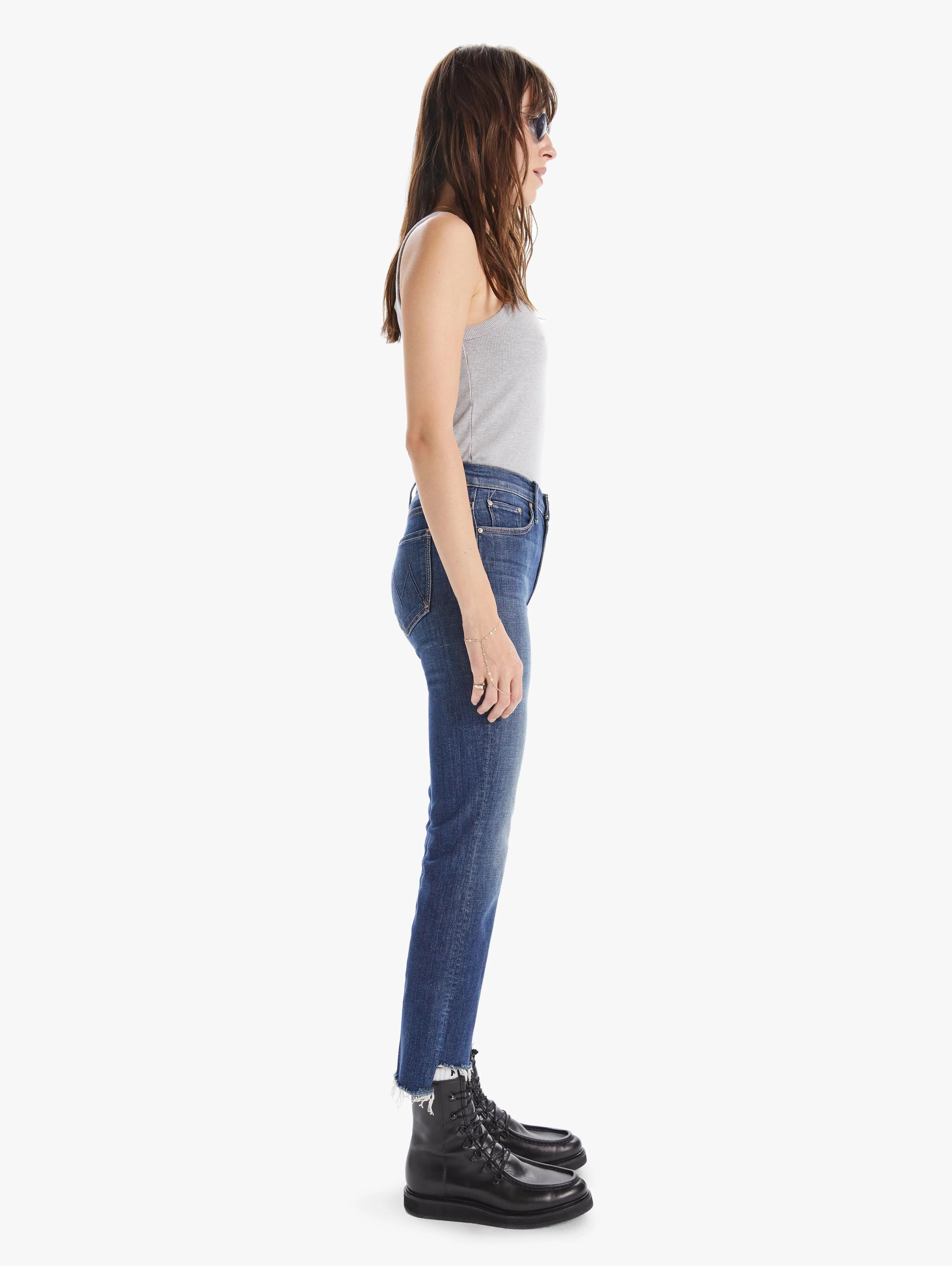 The Insider Crop Step Fray | Girl Crush
