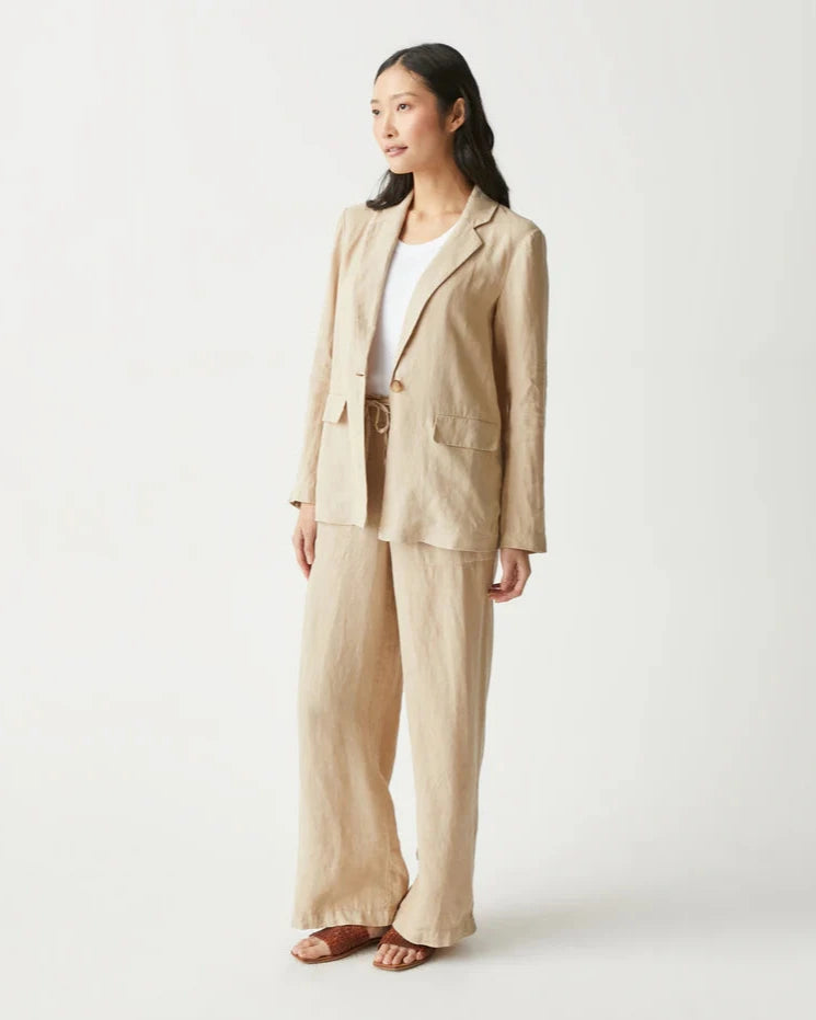 Jules Linen Pant | Natural