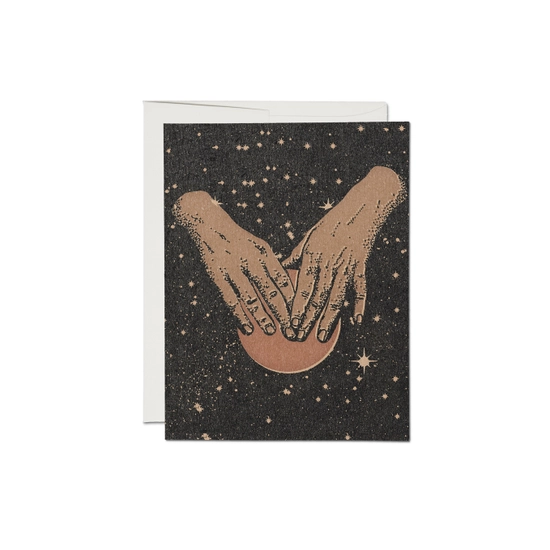 Hands in Space Card